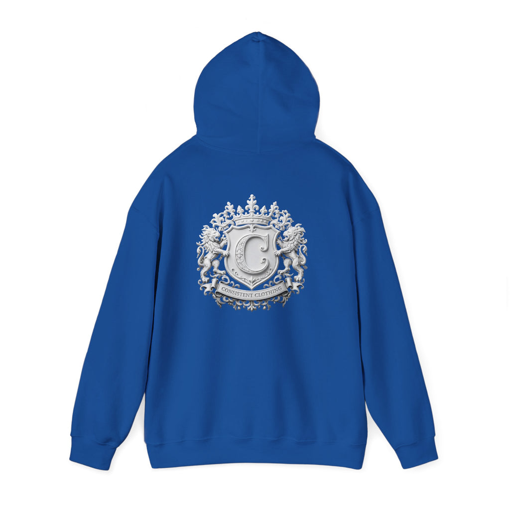 Consistent Clothing Crest Hoodie — Vintage Collegiate Logo Pullover