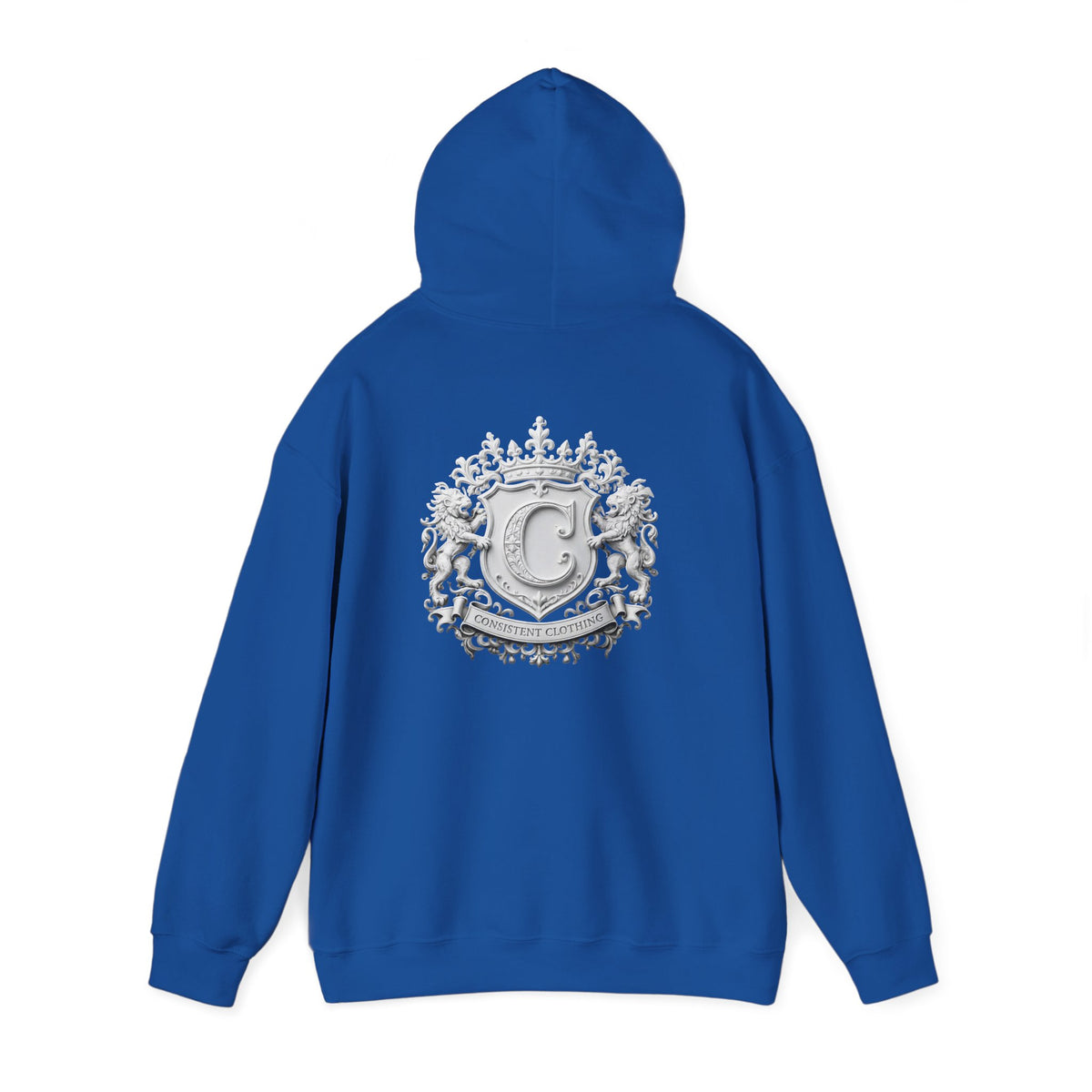 Consistent Clothing Crest Hoodie — Vintage Collegiate Logo Pullover