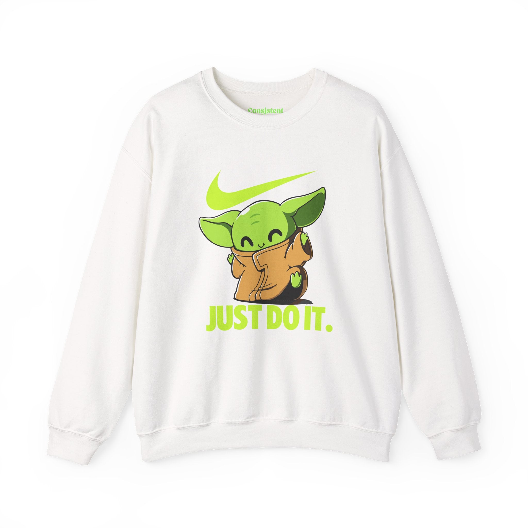 Neon Swoosh Just Do It Graphic Sweatshirt