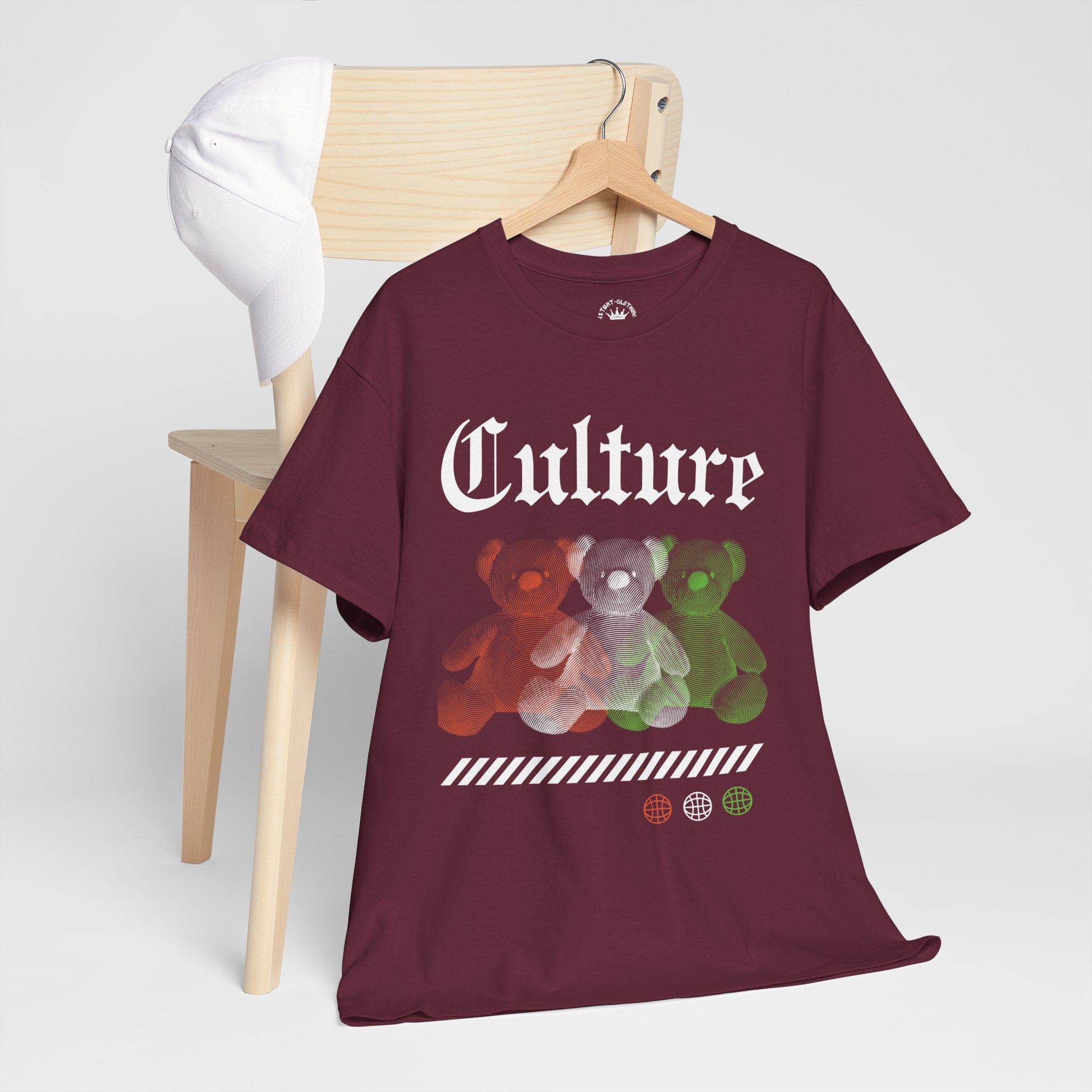 Culture Teddy Bears Graphic Streetwear T-Shirt