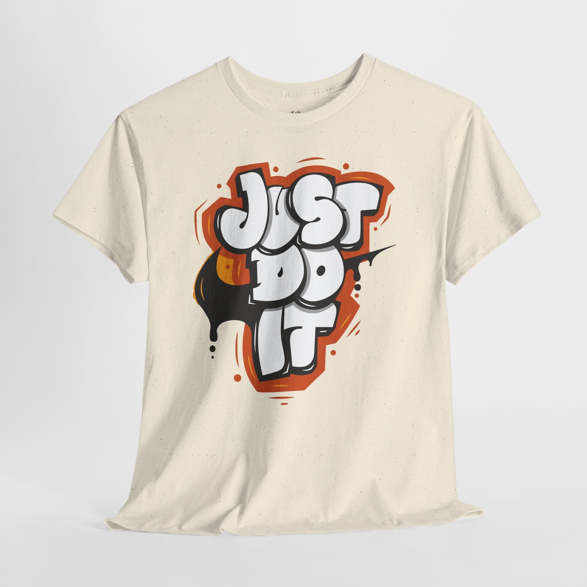Just Do It graffiti tee | Motivational slogan tee