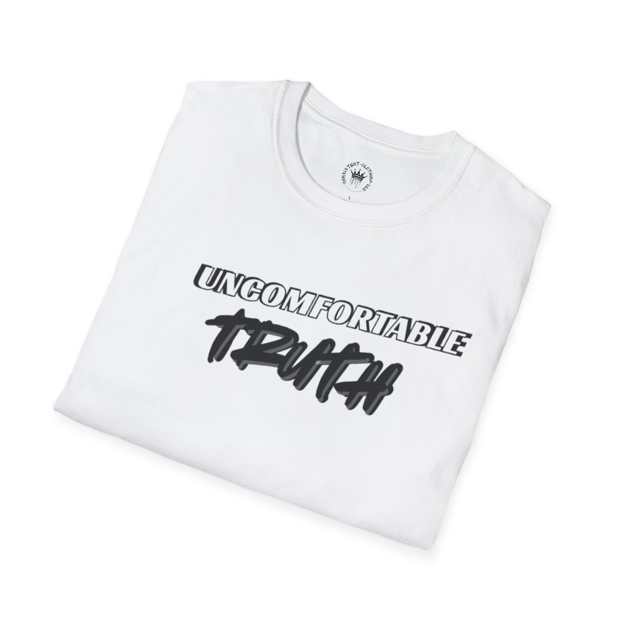 Uncomfortable Truth Graphic Tee - Casual Unisex T-Shirt