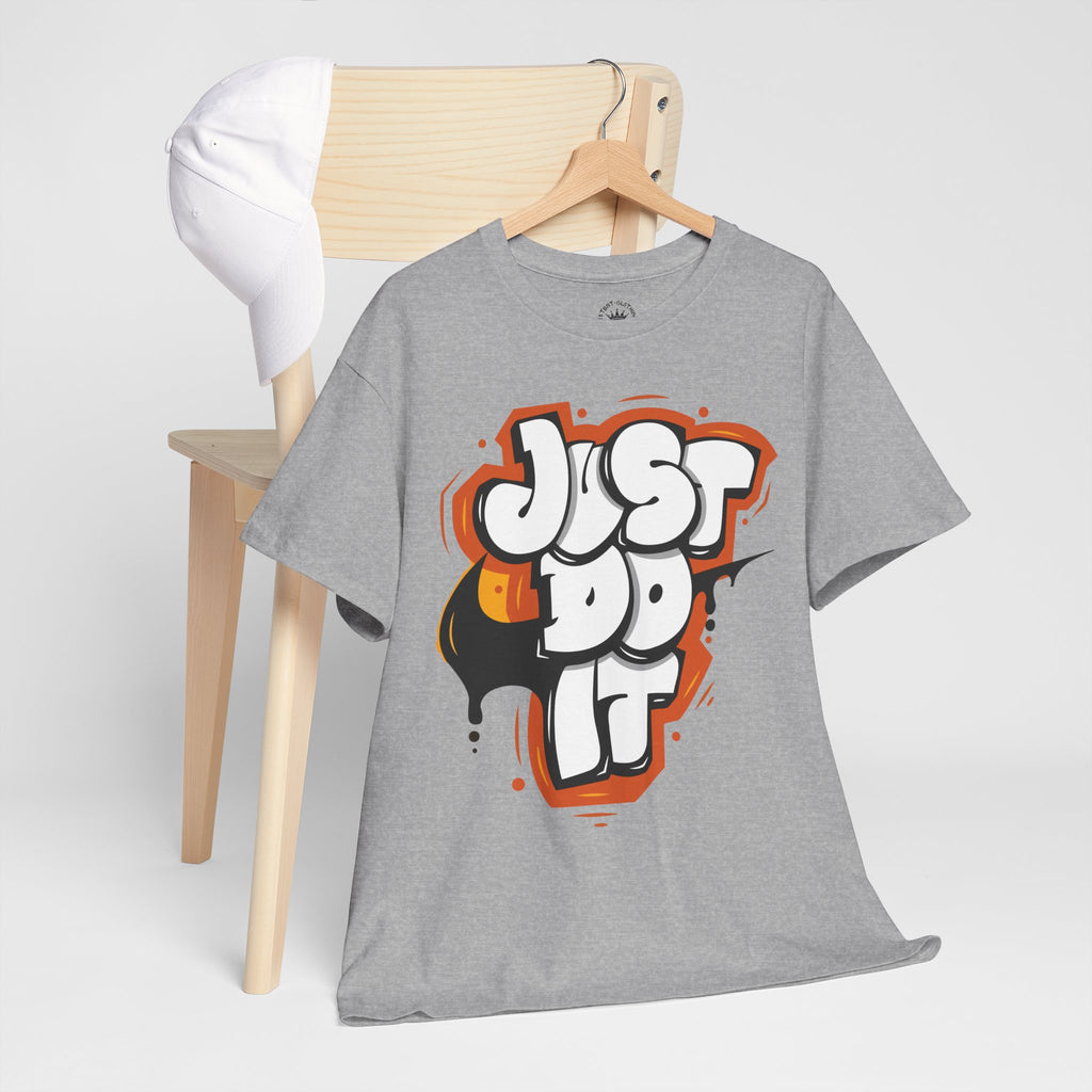 Just Do It graffiti tee | Motivational slogan tee
