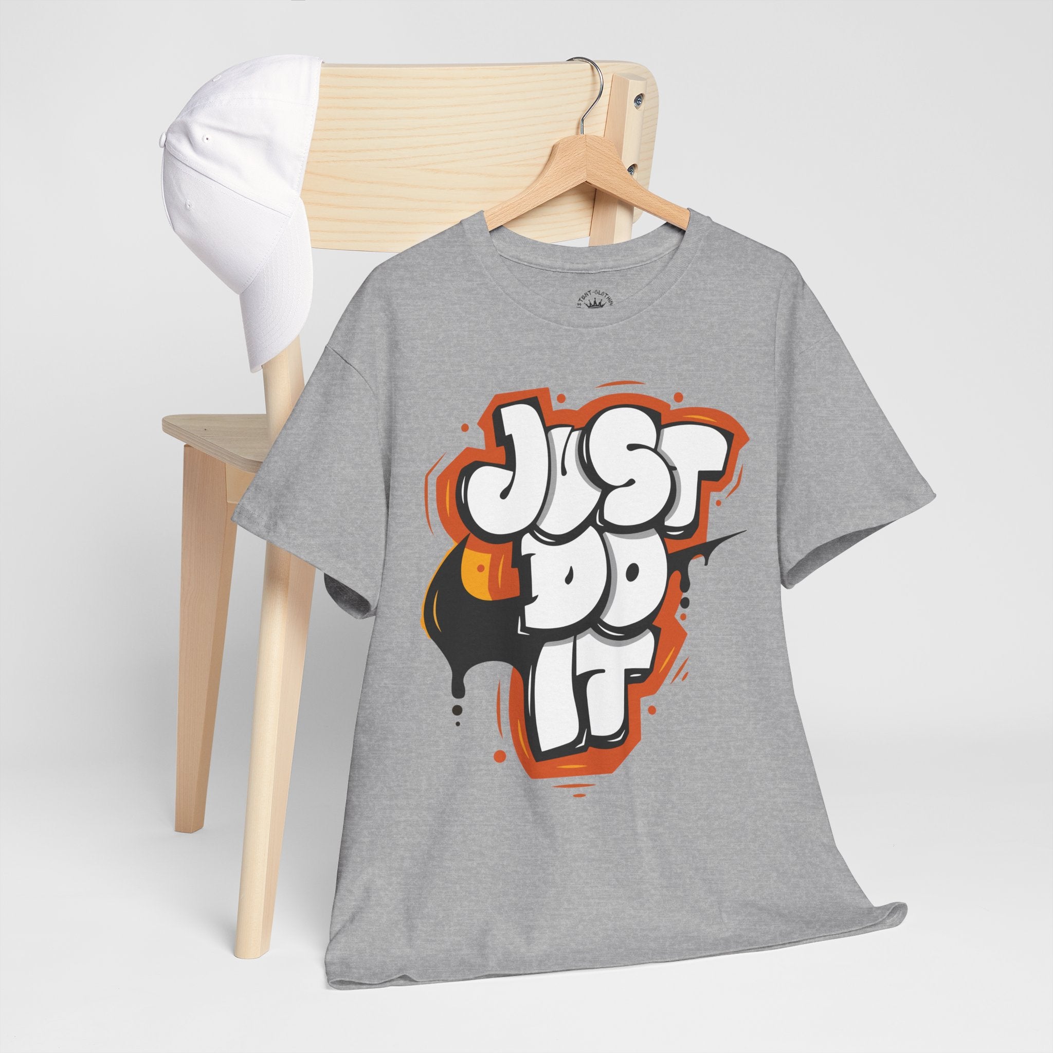 Just Do It graffiti tee | Motivational slogan tee