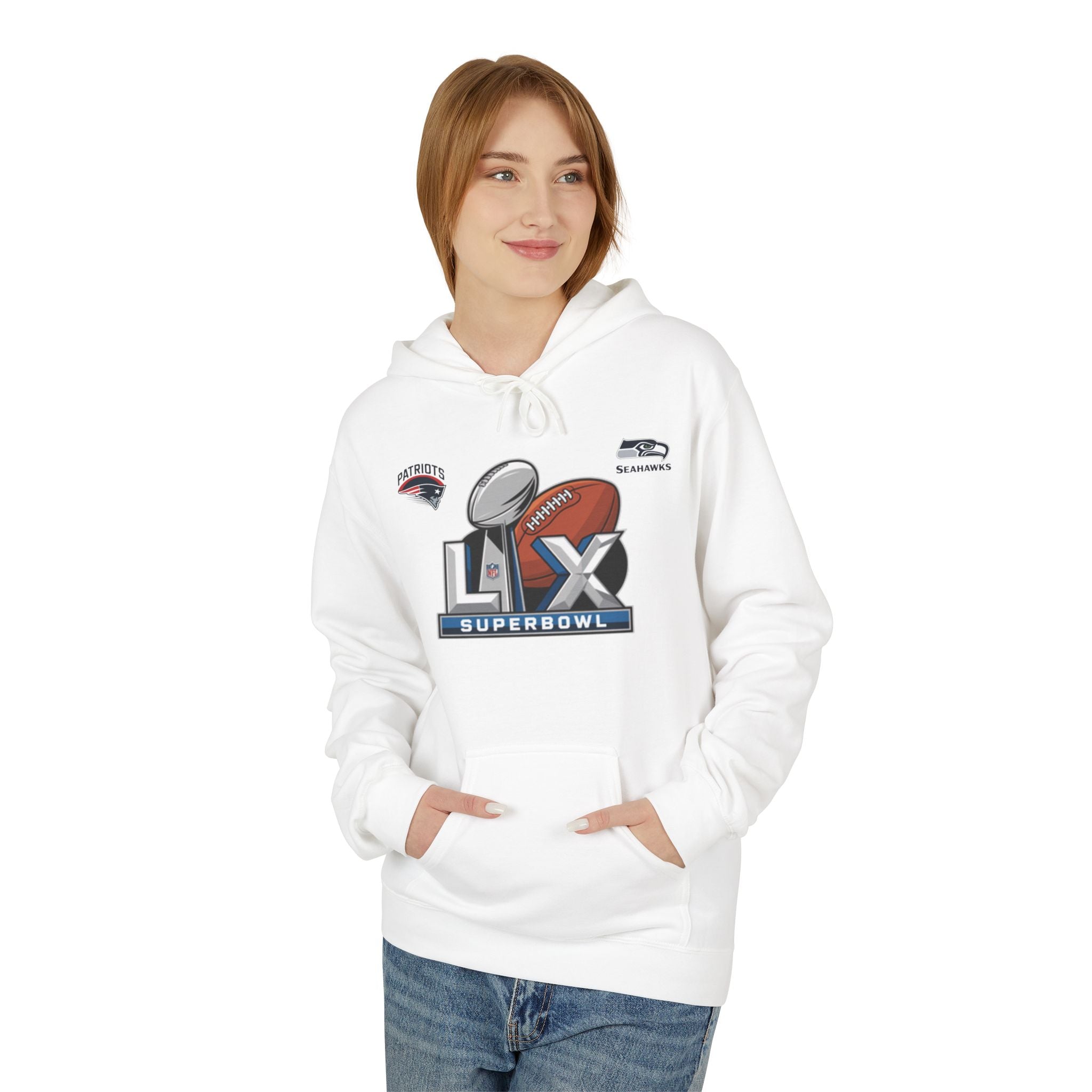 Super Bowl LX Logo Hoodie | Football Championship Pullover