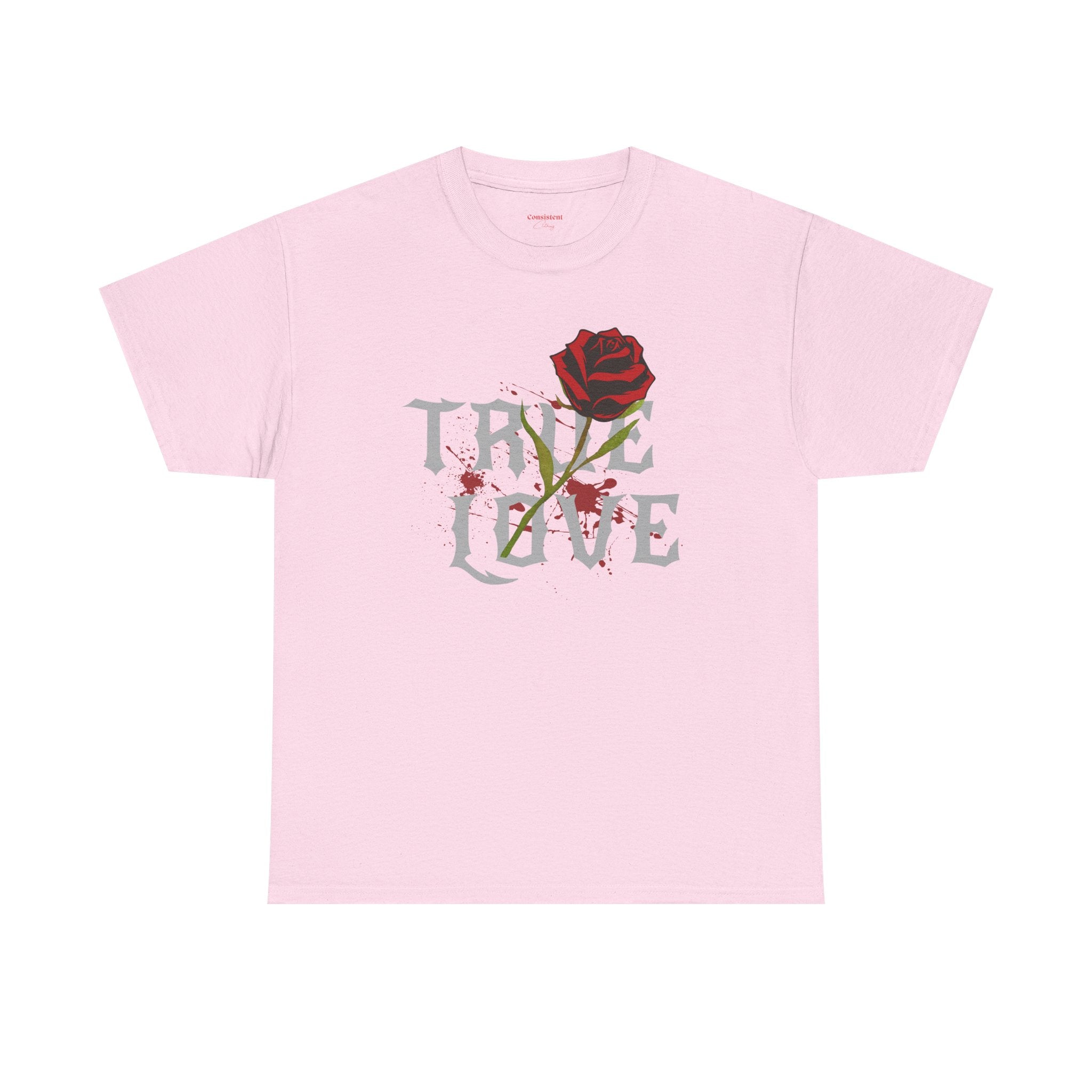 True Love Rose T-Shirt — Gothic Romance Graphic Tee