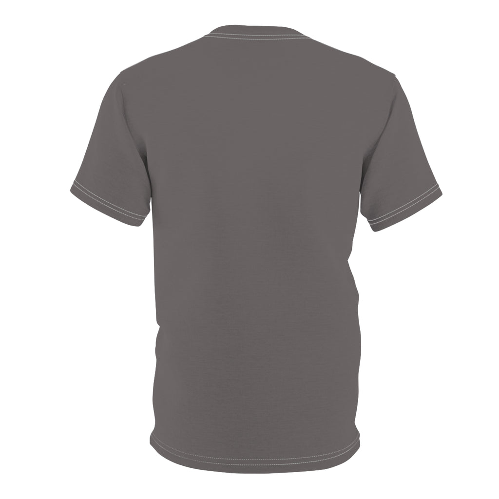 Zero Hug Given Drippy Grunge Teddy Bear Graphic T-Shirt - Gray