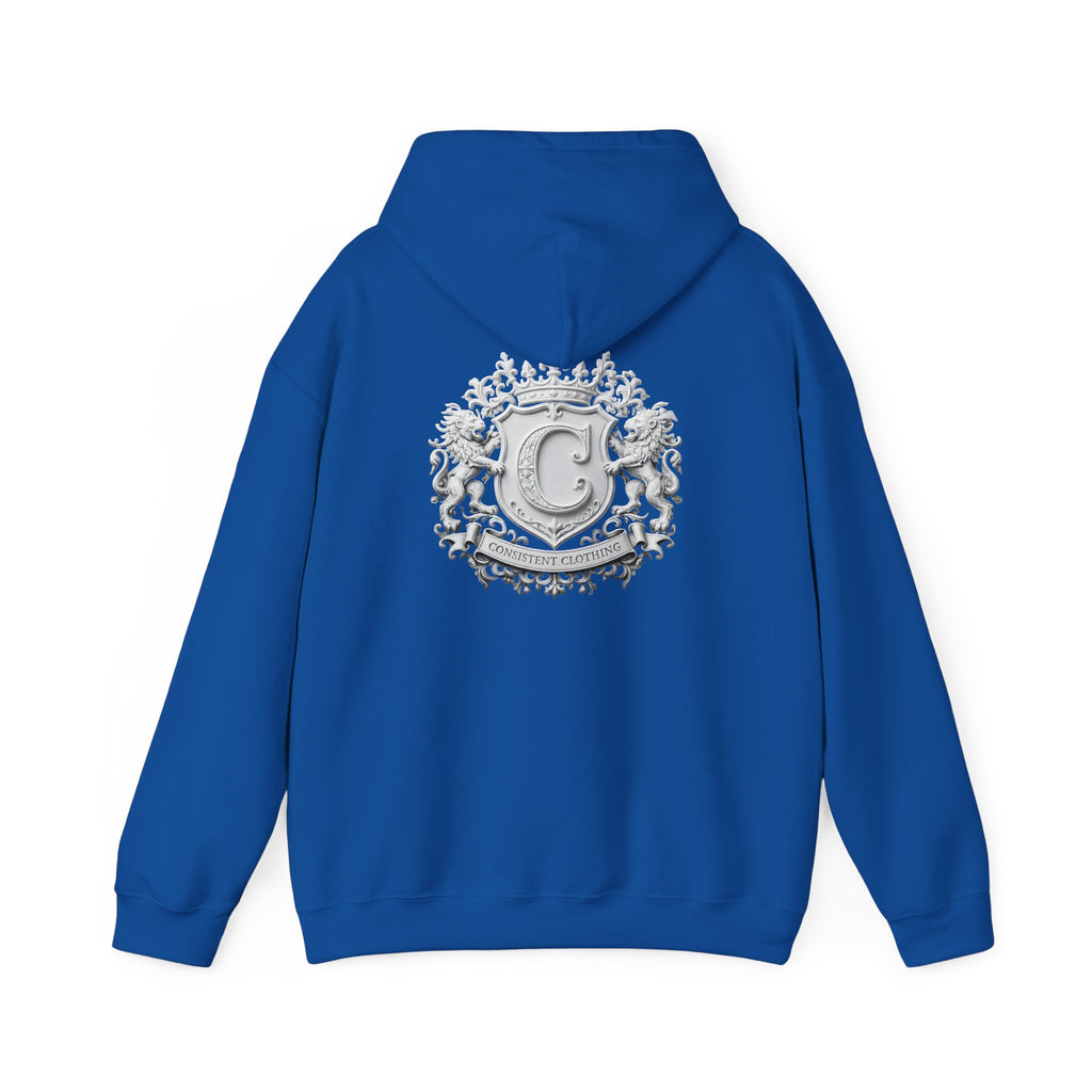 Consistent Clothing Crest Hoodie — Vintage Collegiate Logo Pullover