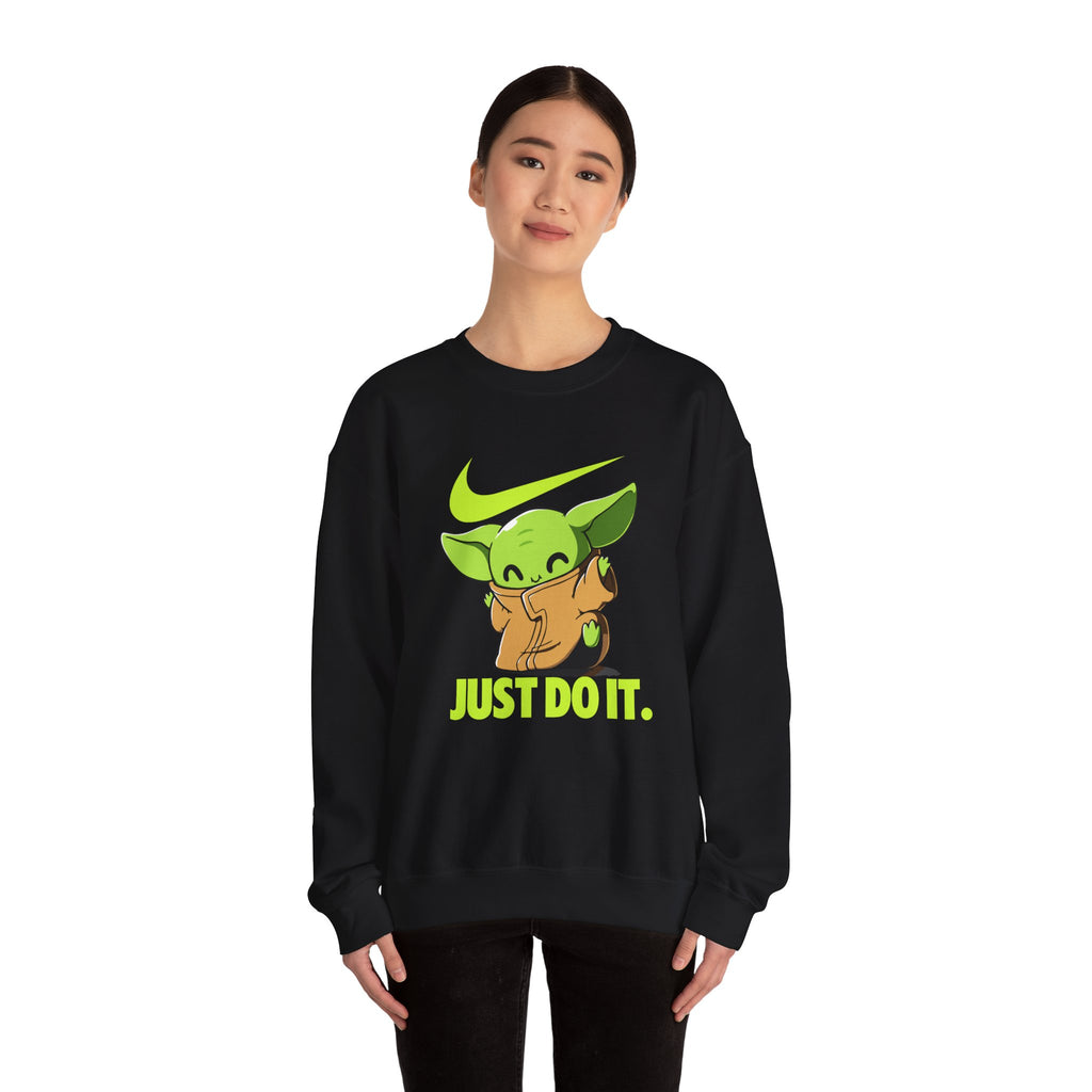 Neon Swoosh Just Do It Graphic Sweatshirt