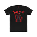 Vigilante Graphic Tee — Red Neon Spider Noir T-Shirt