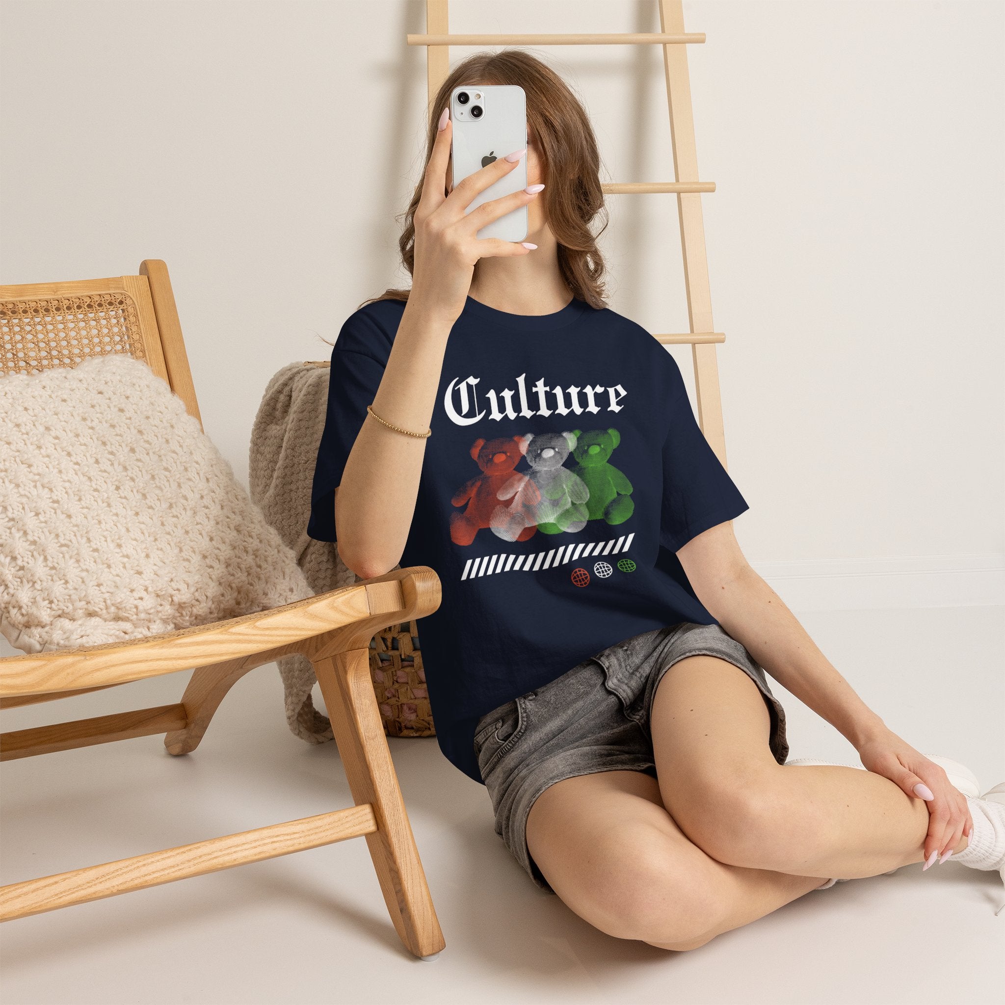 Culture Teddy Bears Graphic Streetwear T-Shirt