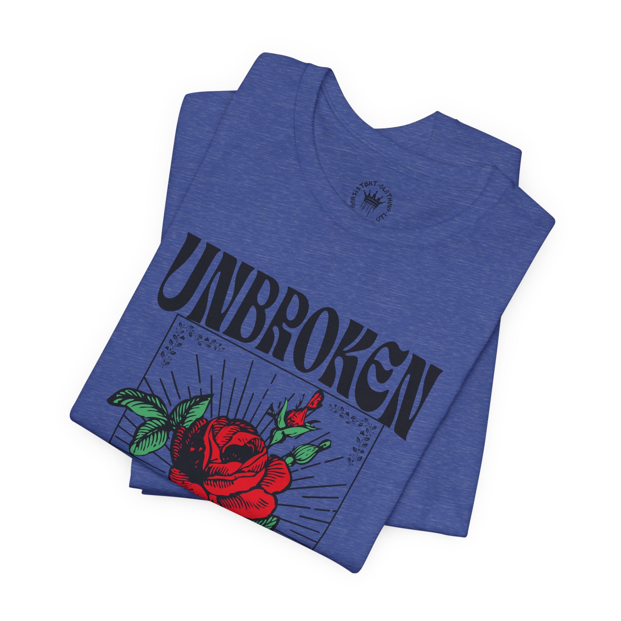 Unbroken Rose T-Shirt — Vintage Red Rose Graphic Tee