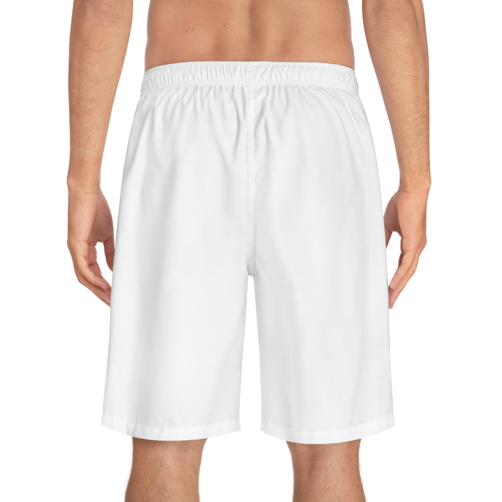 Ace of Spades Men’s Board Shorts - Small Poker Knight Graphic