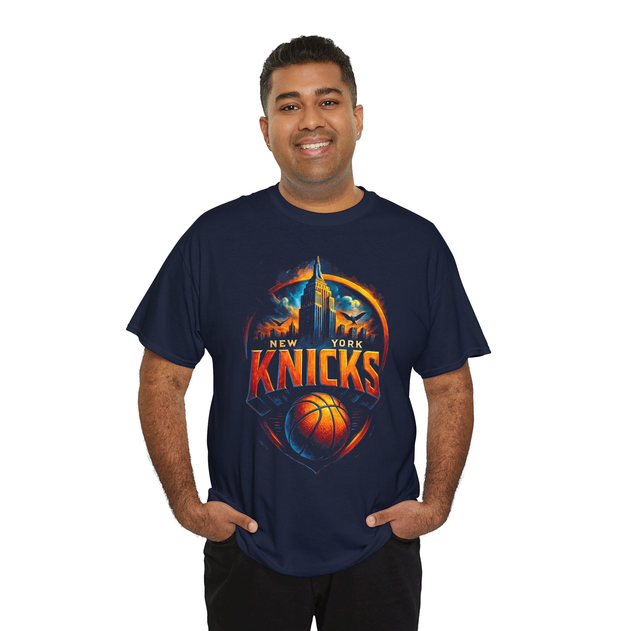 Knicks Basketball Tee — New York Knicks Graphic T-Shirt