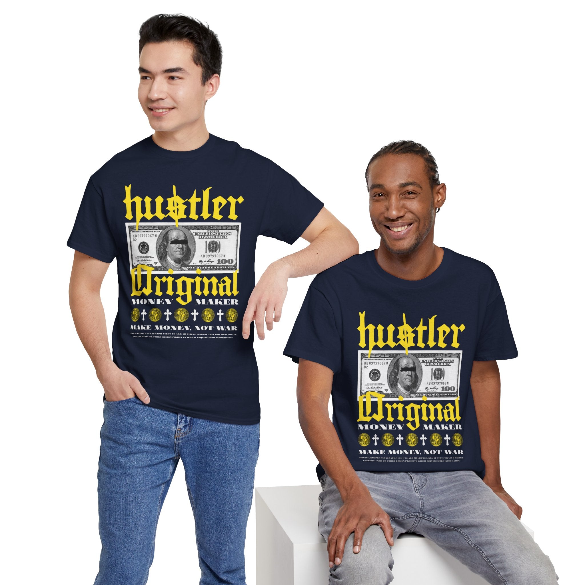 Hustler Original Money Maker Tee — Graphic Streetwear Shirt