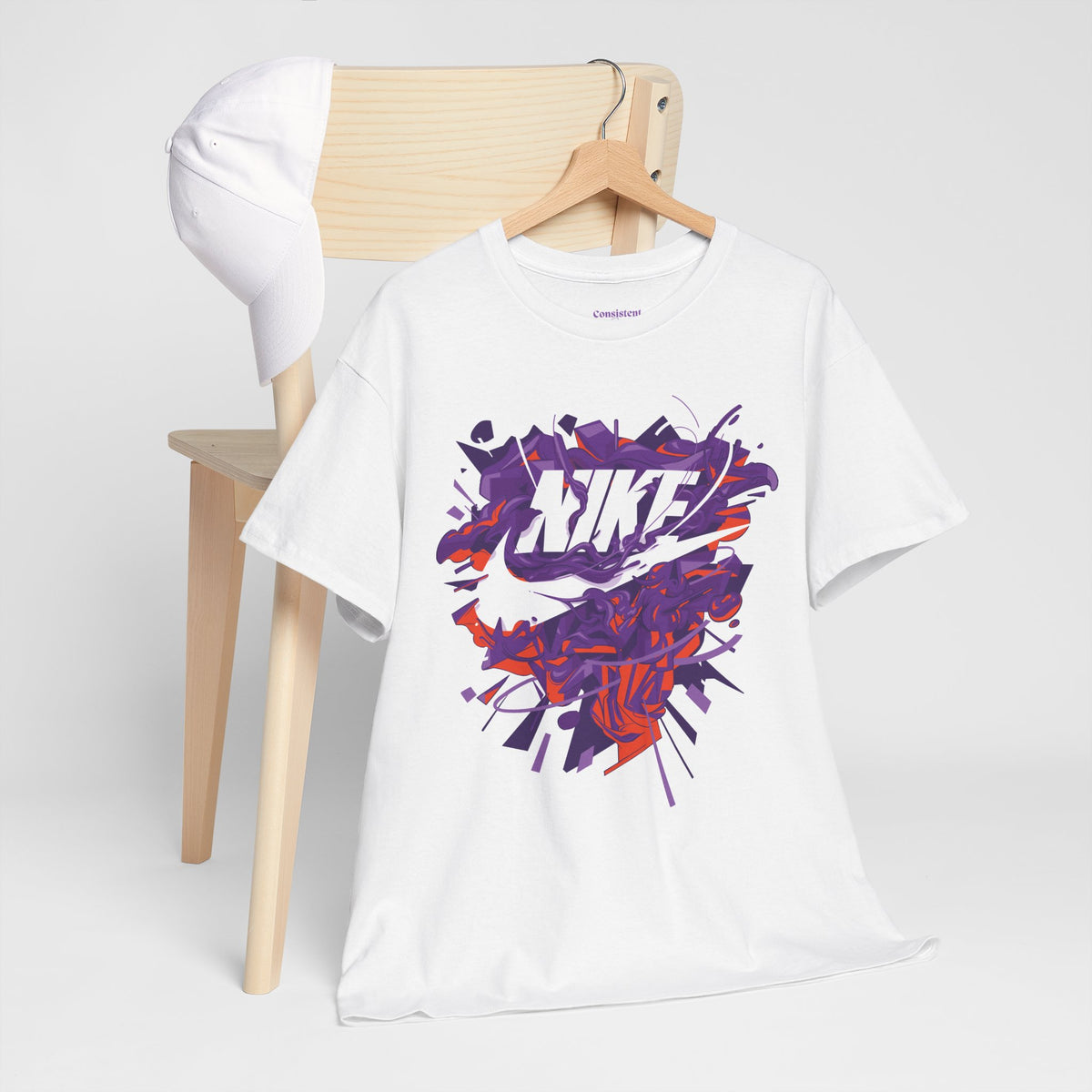 Graphic Tee-Nike Swoosh Splash