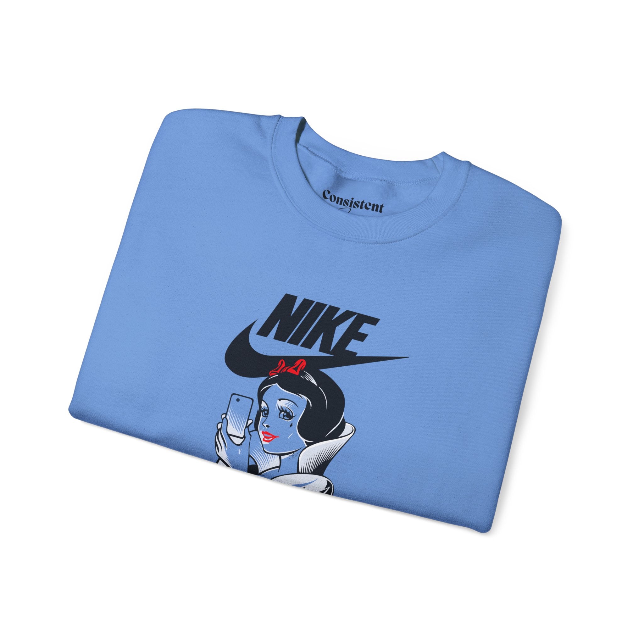 Snow White illustration Crewneck Sweatshirt | Nike style JUST DO IT graphic