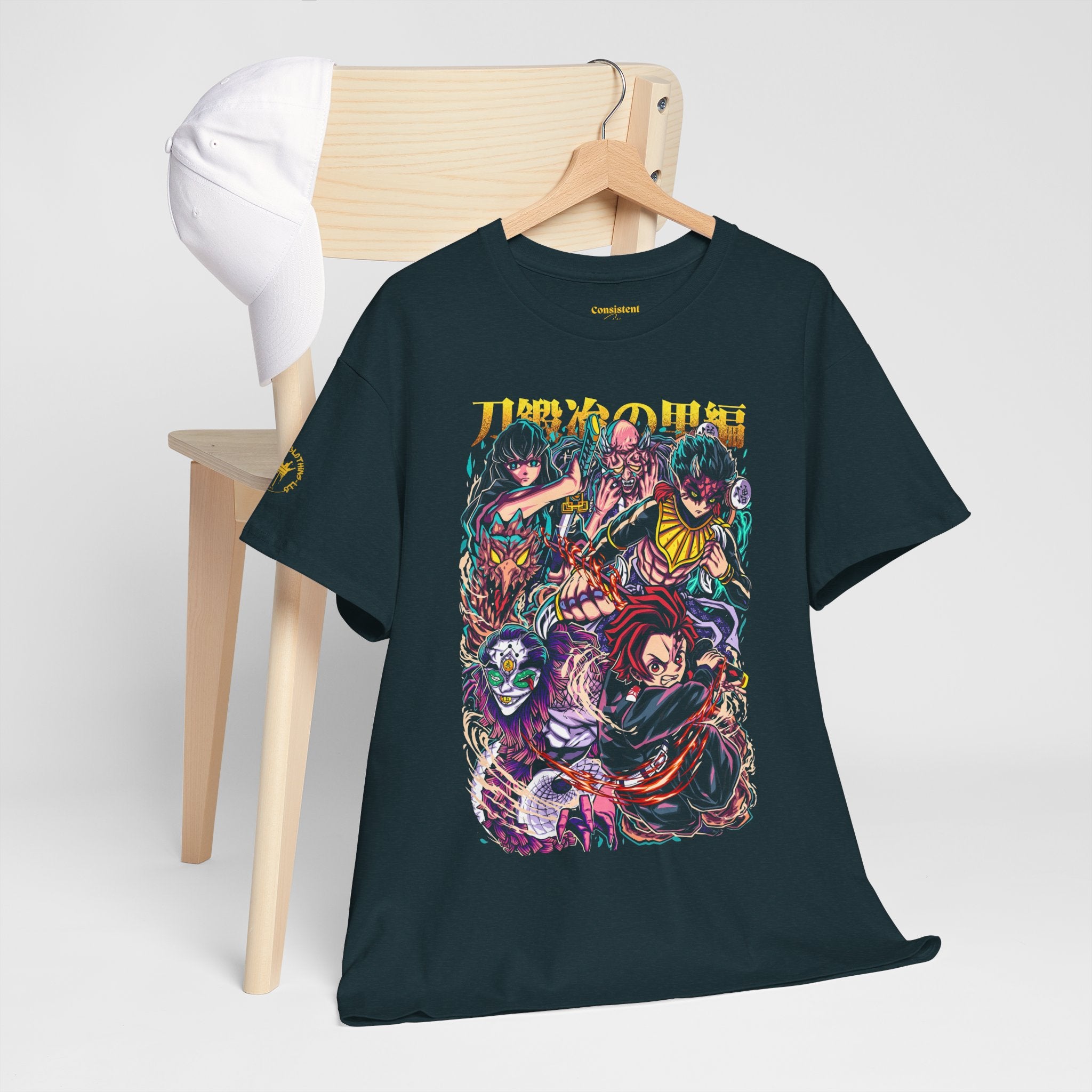 Anime Character Collage T-Shirt — Vibrant Manga Villains & Heroes Graphic Tee