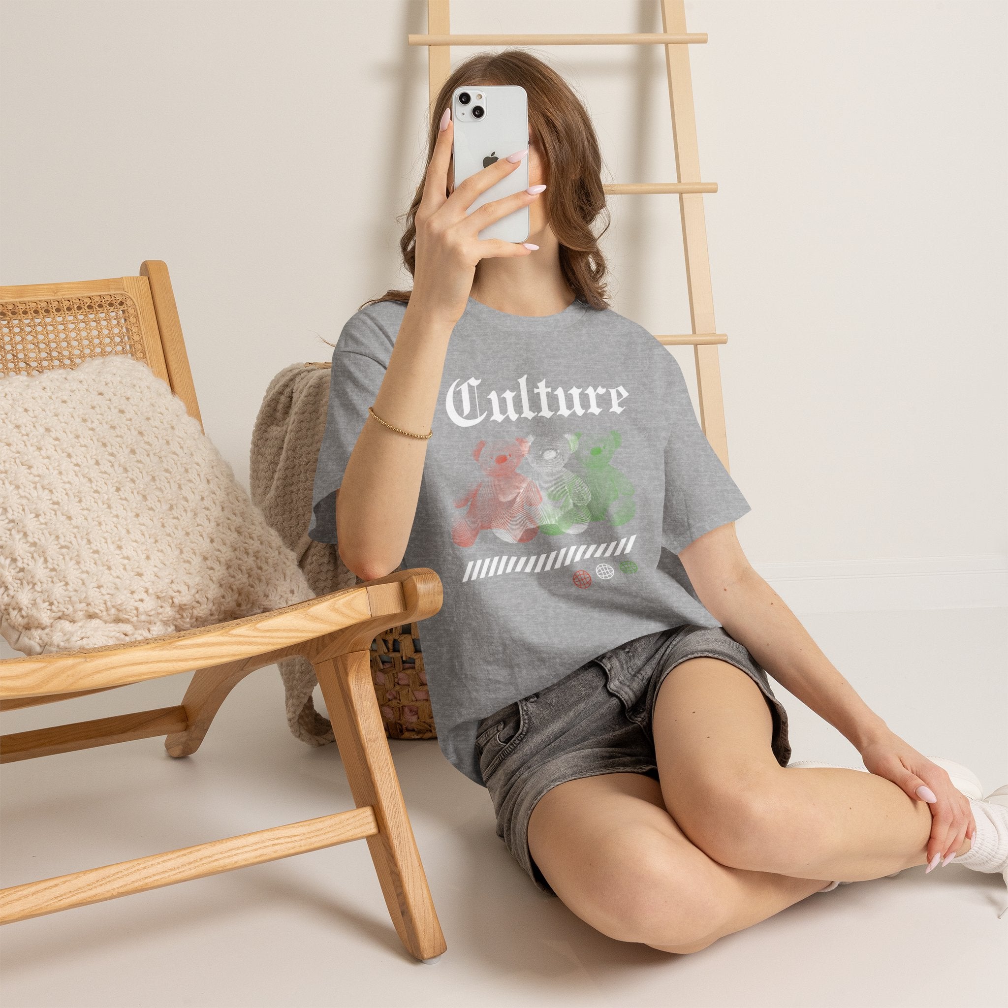 Culture Teddy Bears Graphic Streetwear T-Shirt
