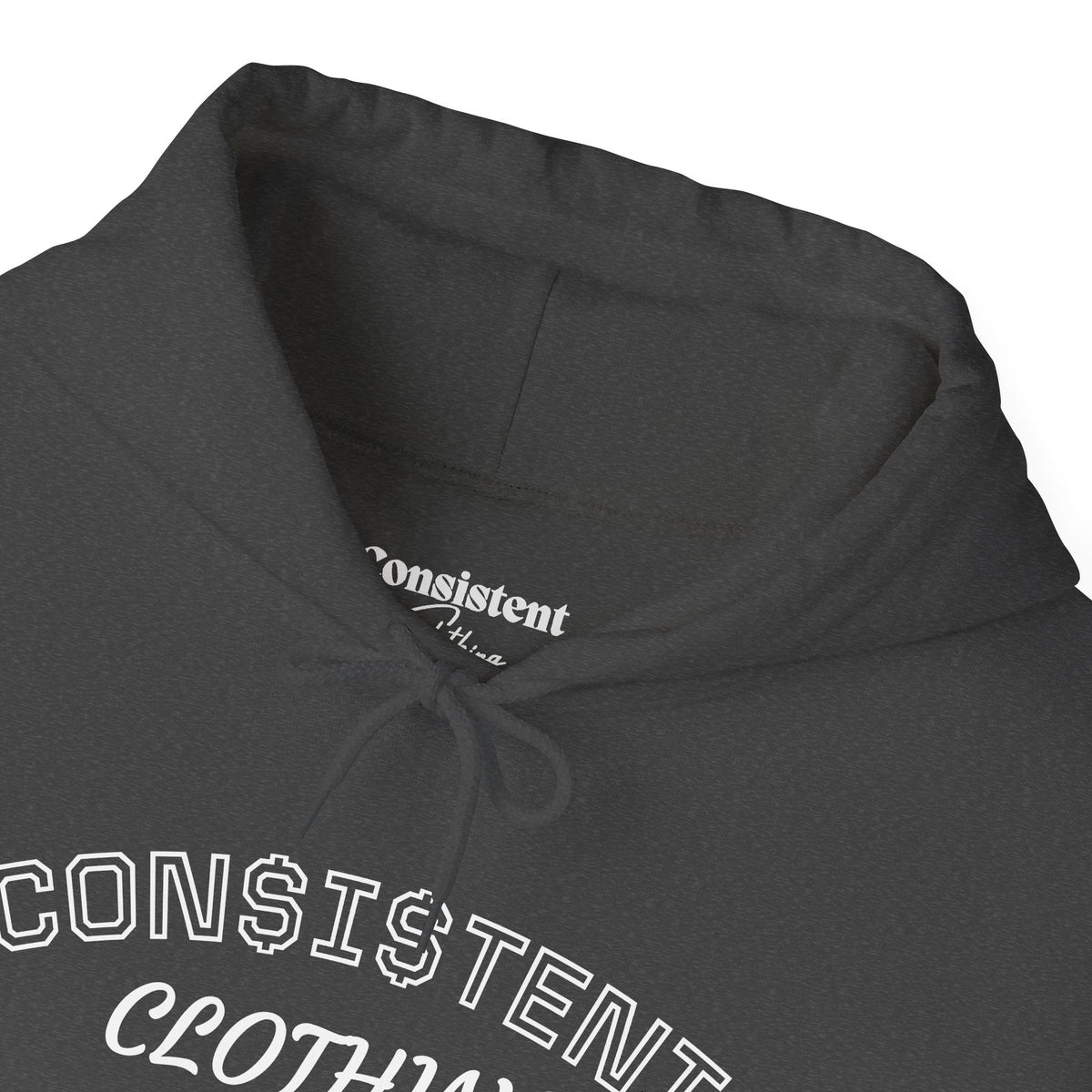 Consistent Clothing Crest Hoodie — Vintage Collegiate Logo Pullover