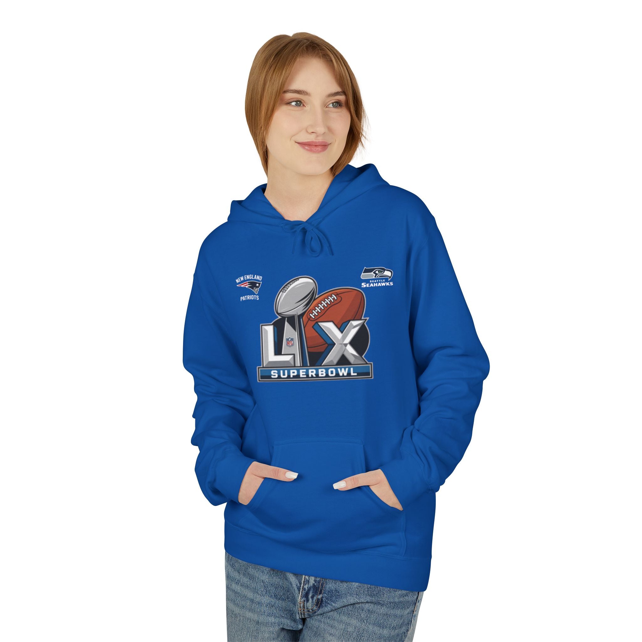 Super Bowl LX Logo Hoodie | Football Championship Pullover