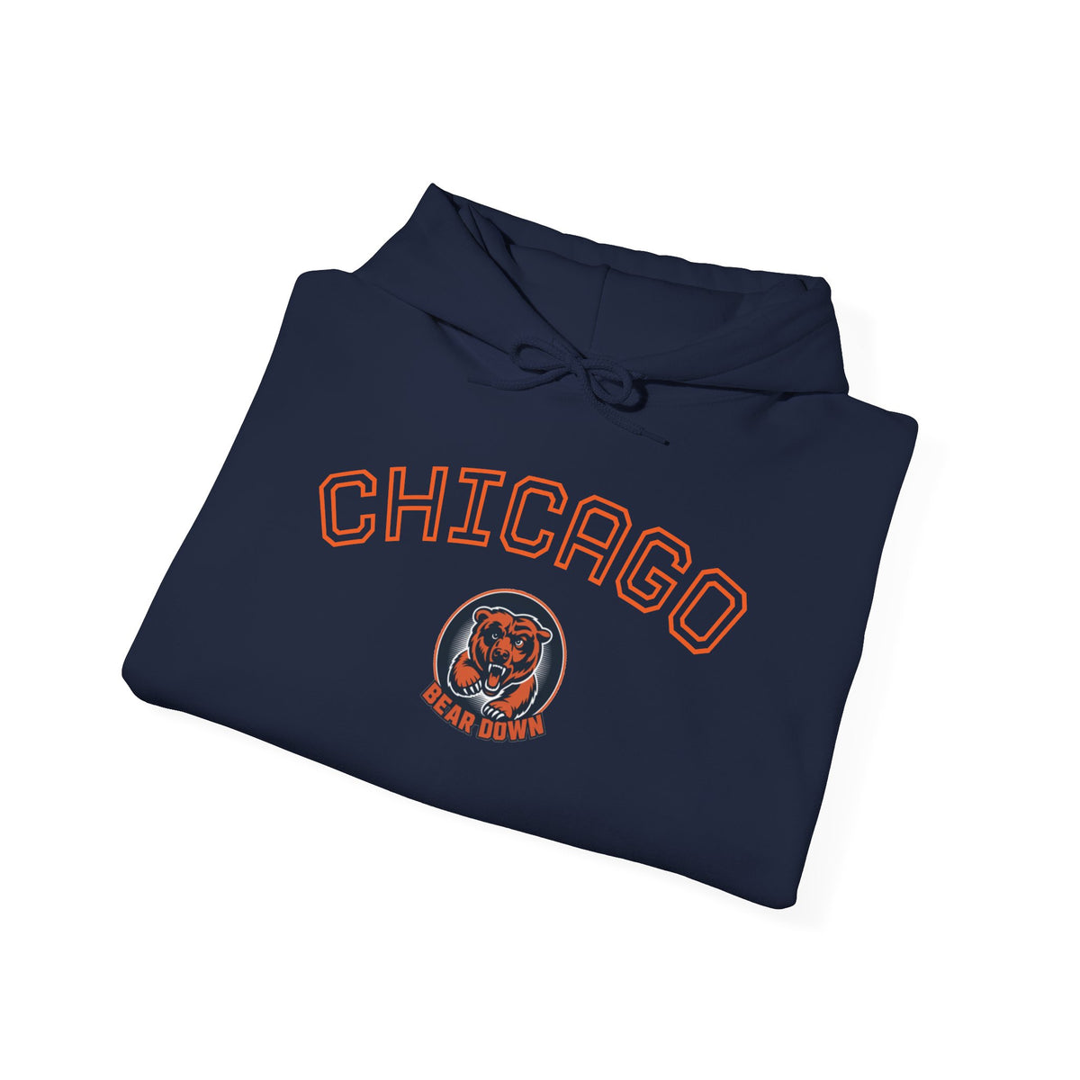 Chicago Bear Down Hoodie — Graphic Sports Pullover
