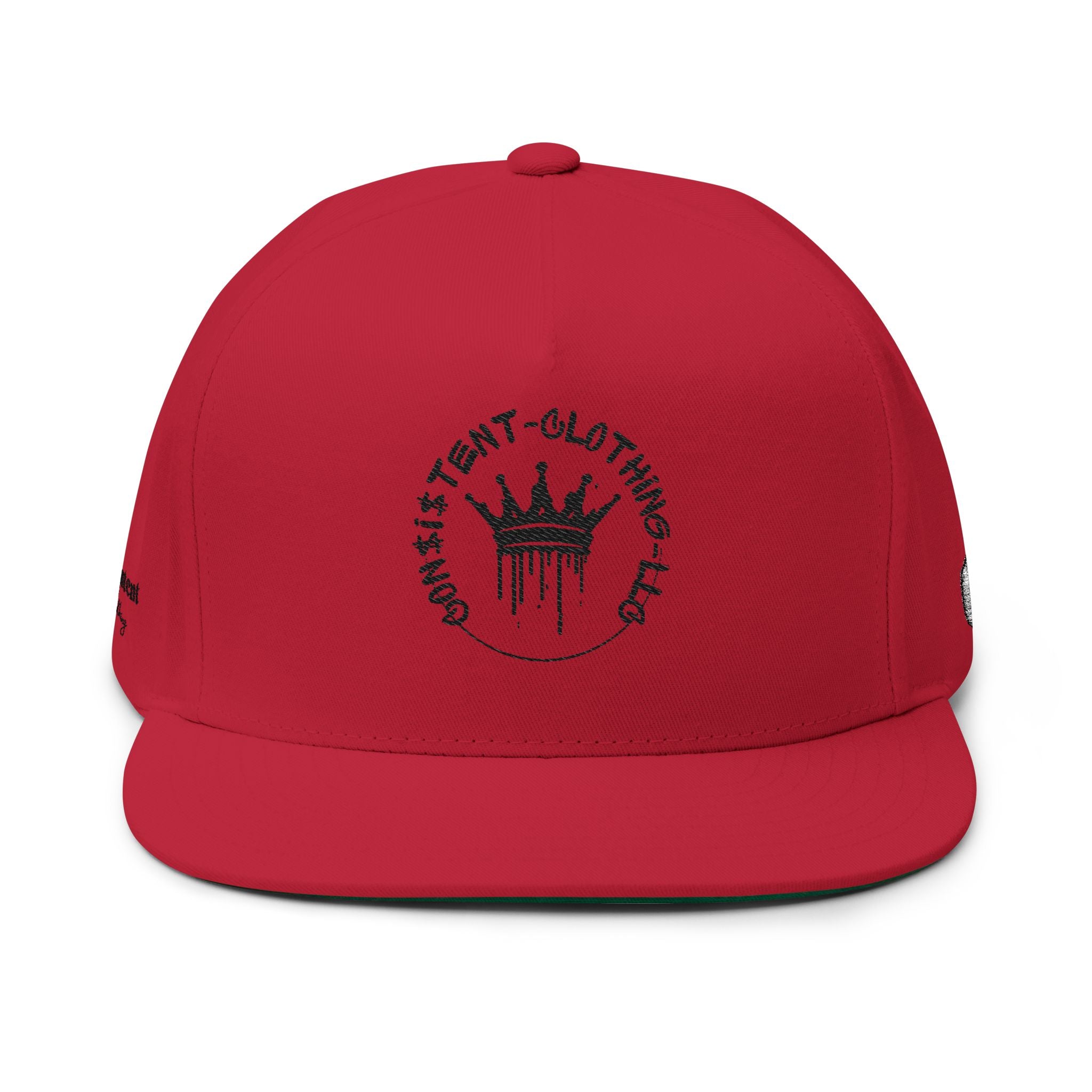 Consistent Clothing Flat Bill Cap - Stylish Embroidered Snapback Hat