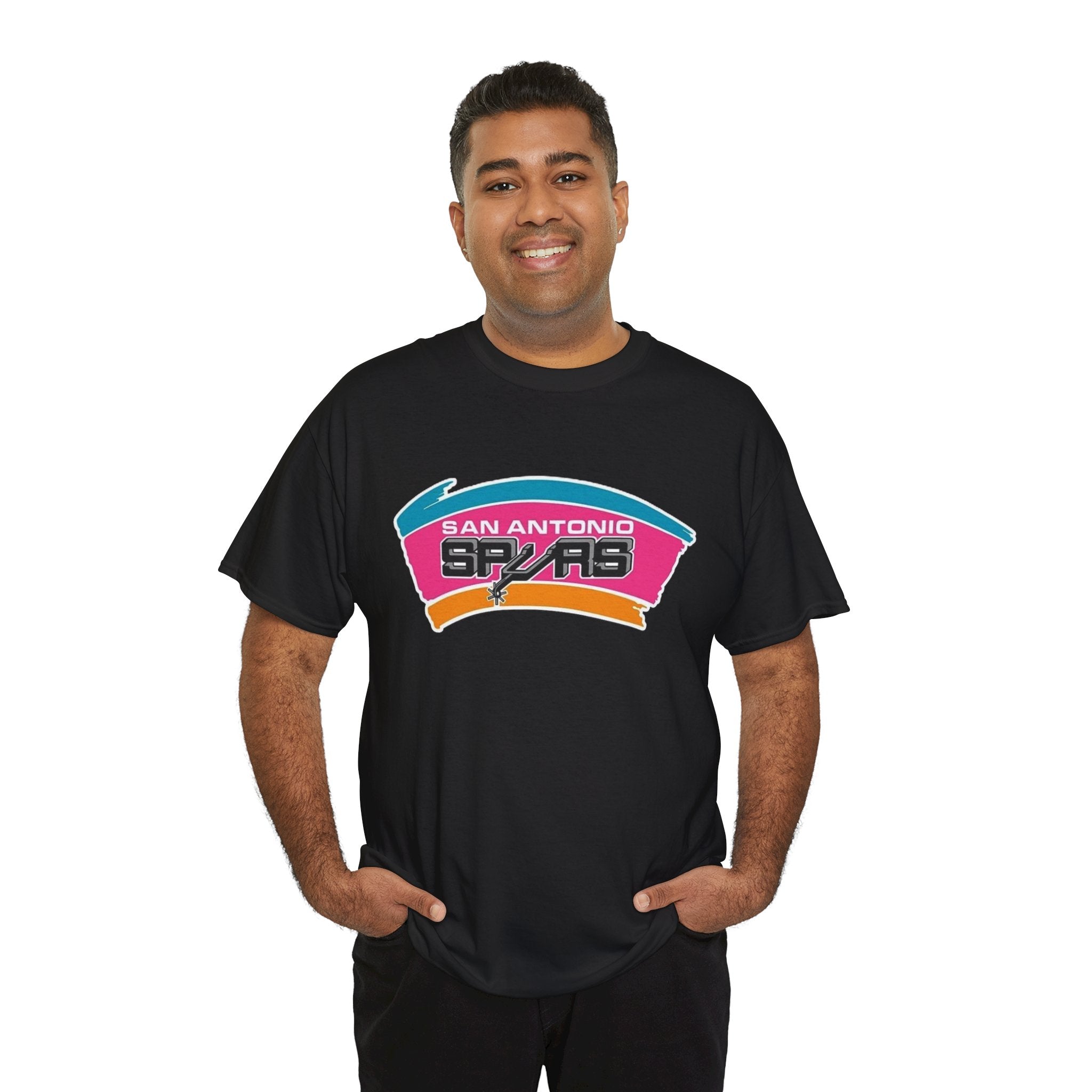 San Antonio Retro Basketball Fan T‑Shirt