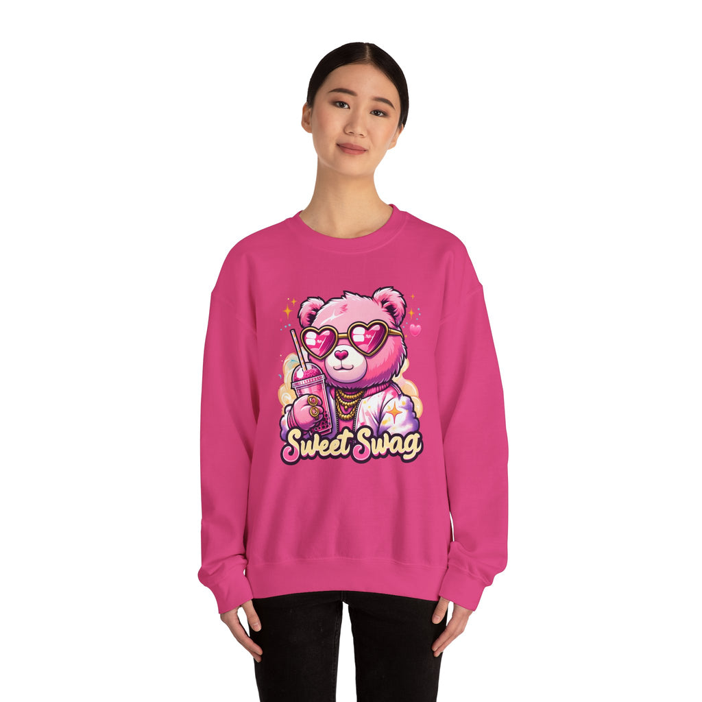 Pink Bear Sweet Swag Sweatshirt | Cute Graphic