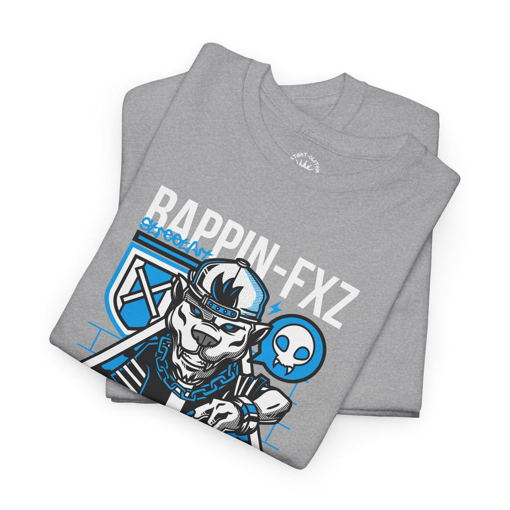 Rappin-FXZ Graphic Tee — Retro Cyberpunk DJ Skull T-Shirt