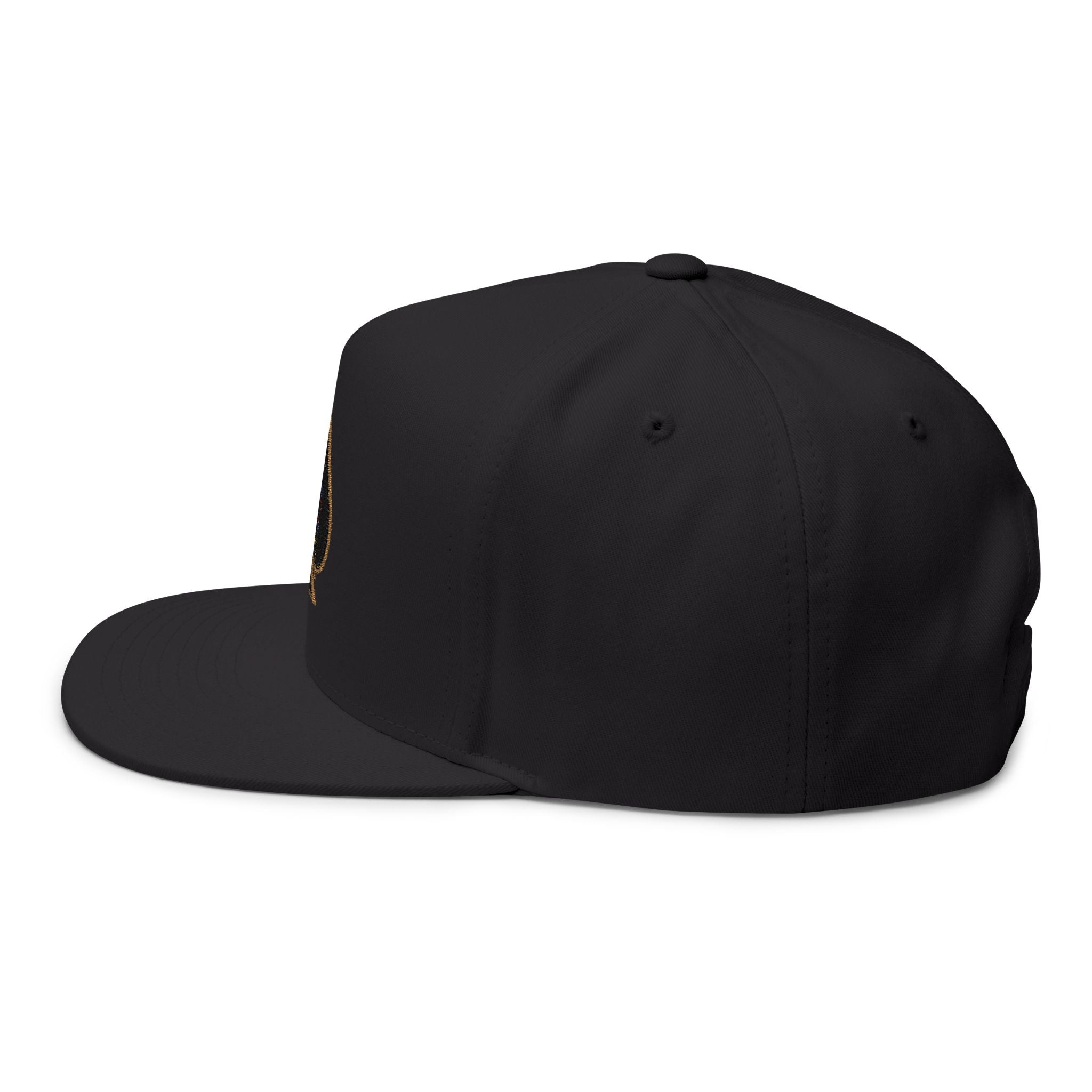 Ace of Spades Embroidered Flat Bill Hats