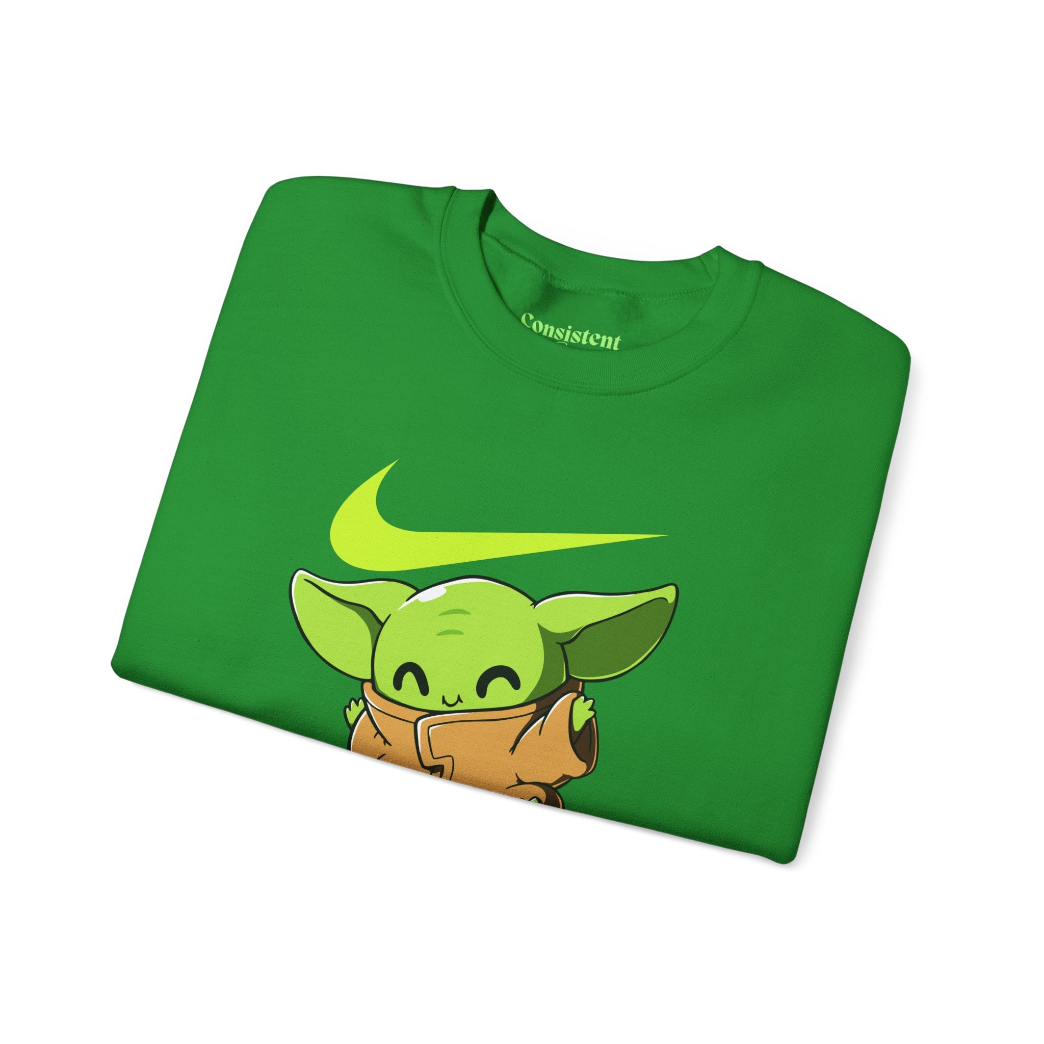 Neon Swoosh Just Do It Graphic Sweatshirt