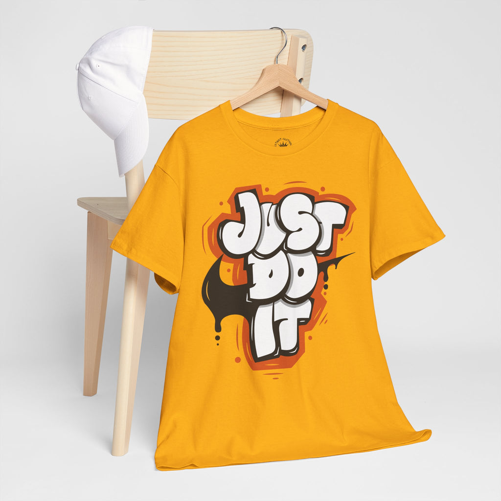 Just Do It graffiti tee | Motivational slogan tee
