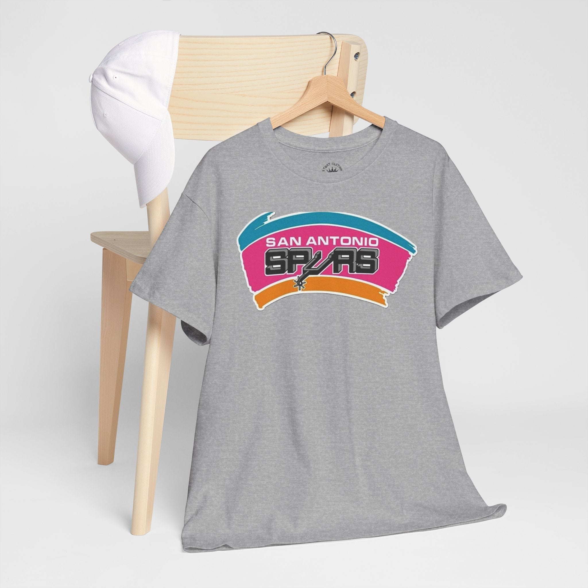 San Antonio Retro Basketball Fan T‑Shirt