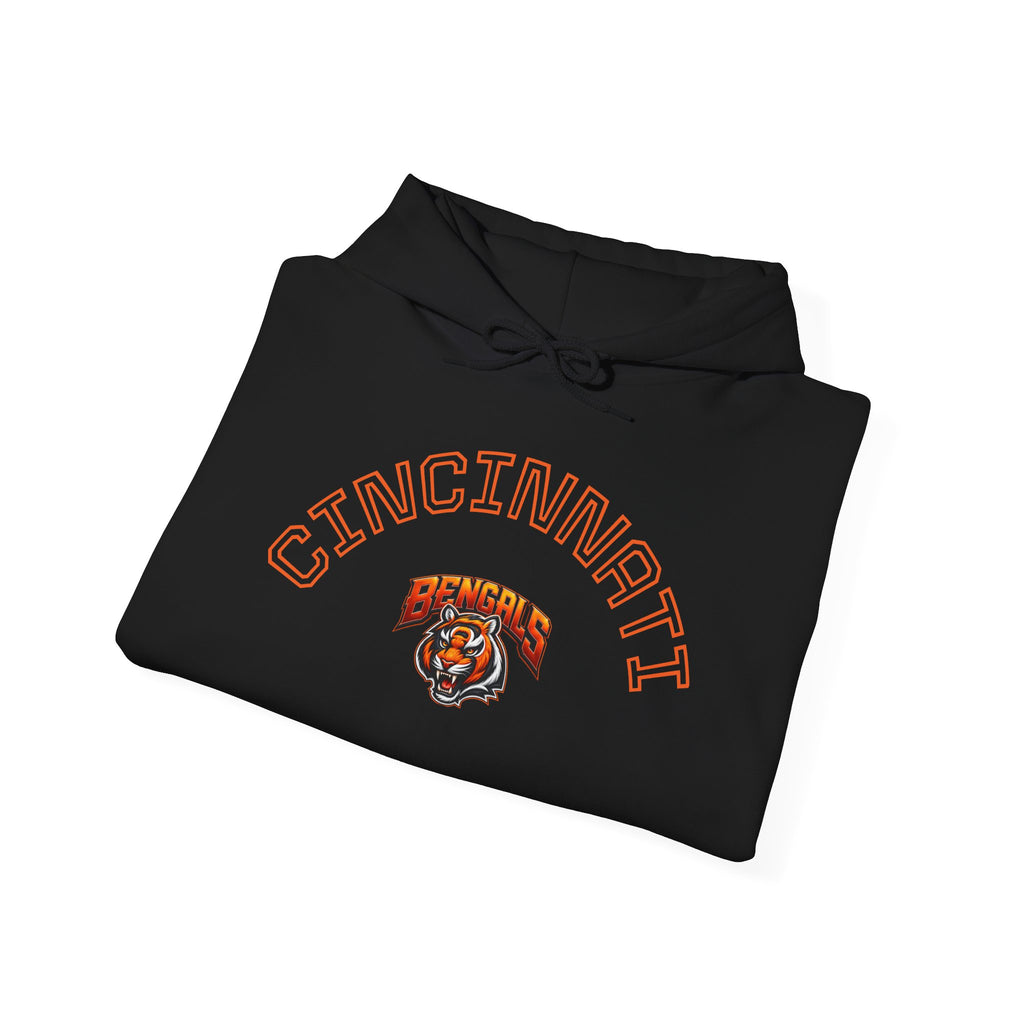 Cincinnati Bengals Hoodie — Vintage Tiger Logo Pullover