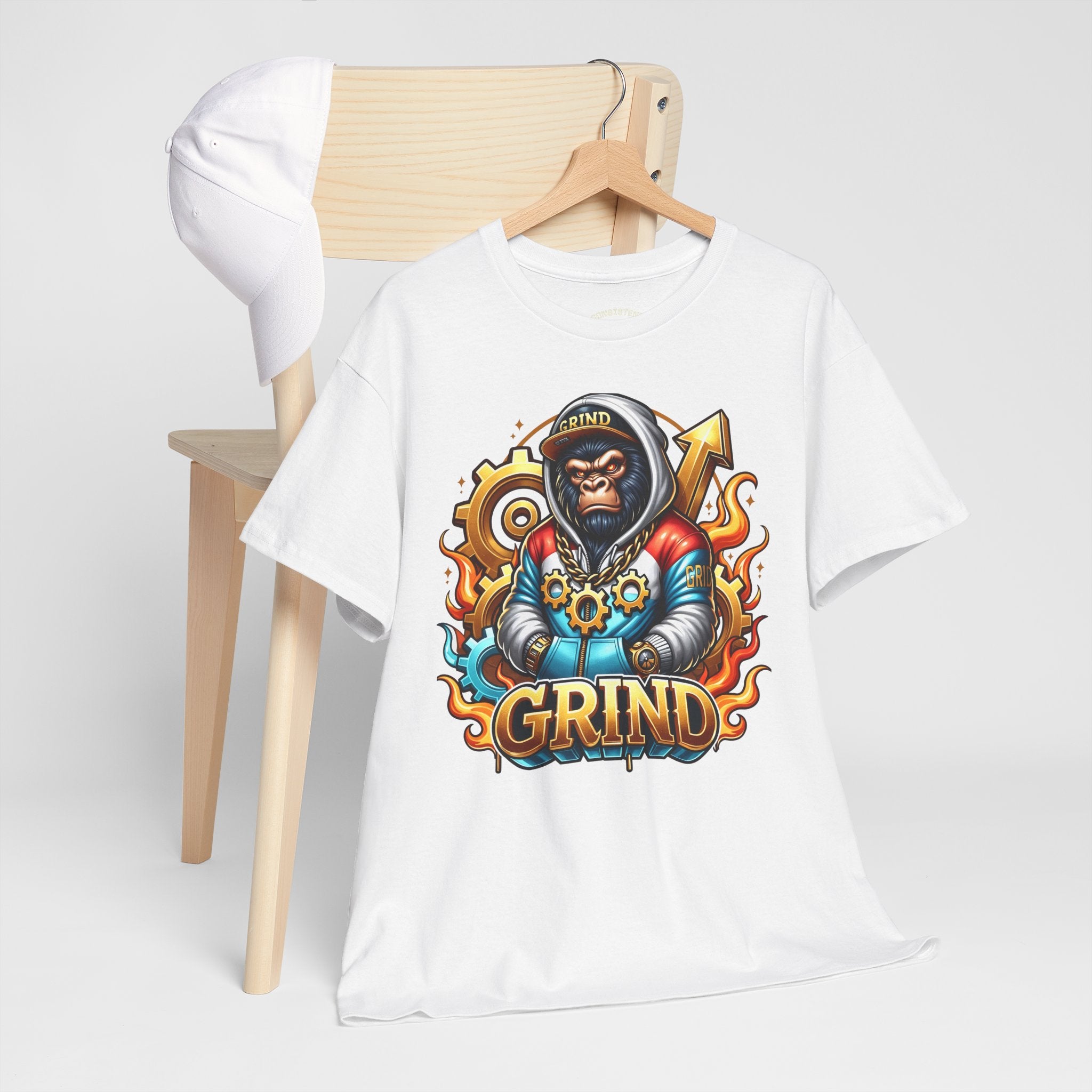 Grind Gorilla Tee — Motivational Streetwear T‑Shirt