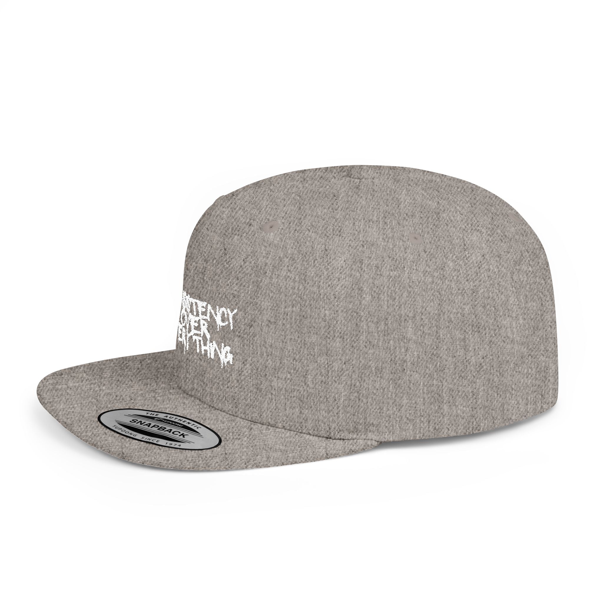 "Consistency Over Everything" Flat Bill Cap