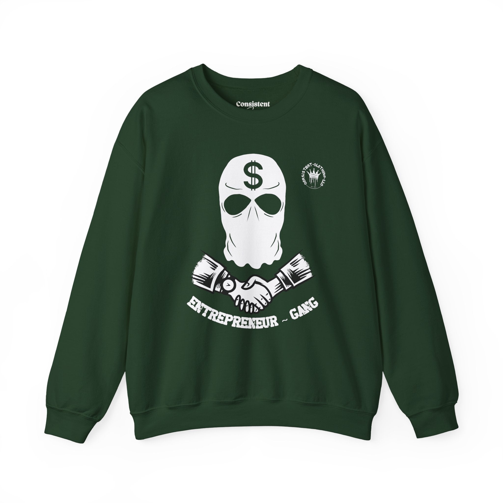 Entrepreneur Gang Crewneck Sweatshirt| Money Skull
