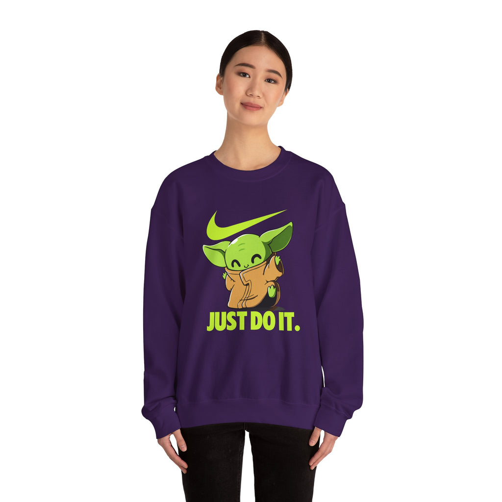 Neon Swoosh Just Do It Graphic Sweatshirt