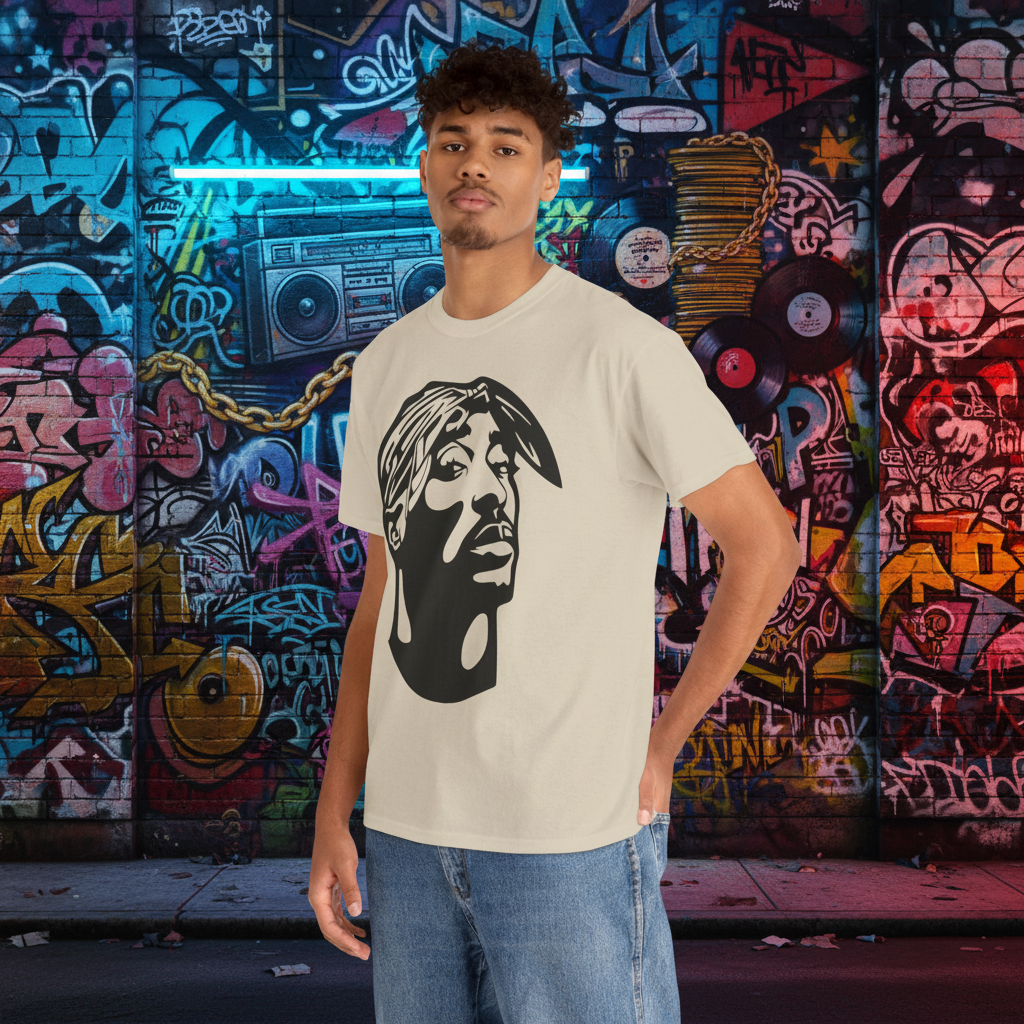 Bold Rap Legend Portrait T-Shirt