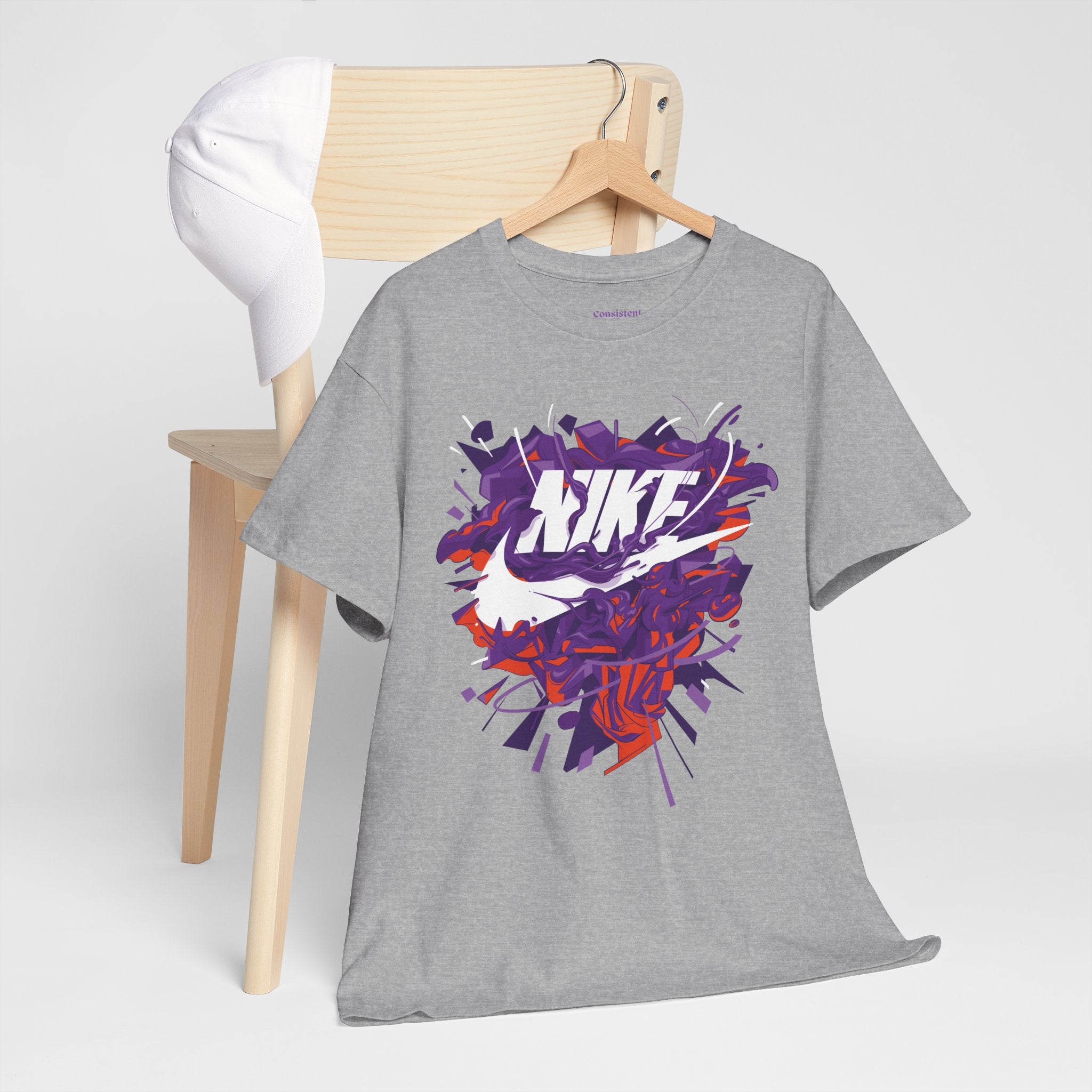 Graphic Tee-Nike Swoosh Splash