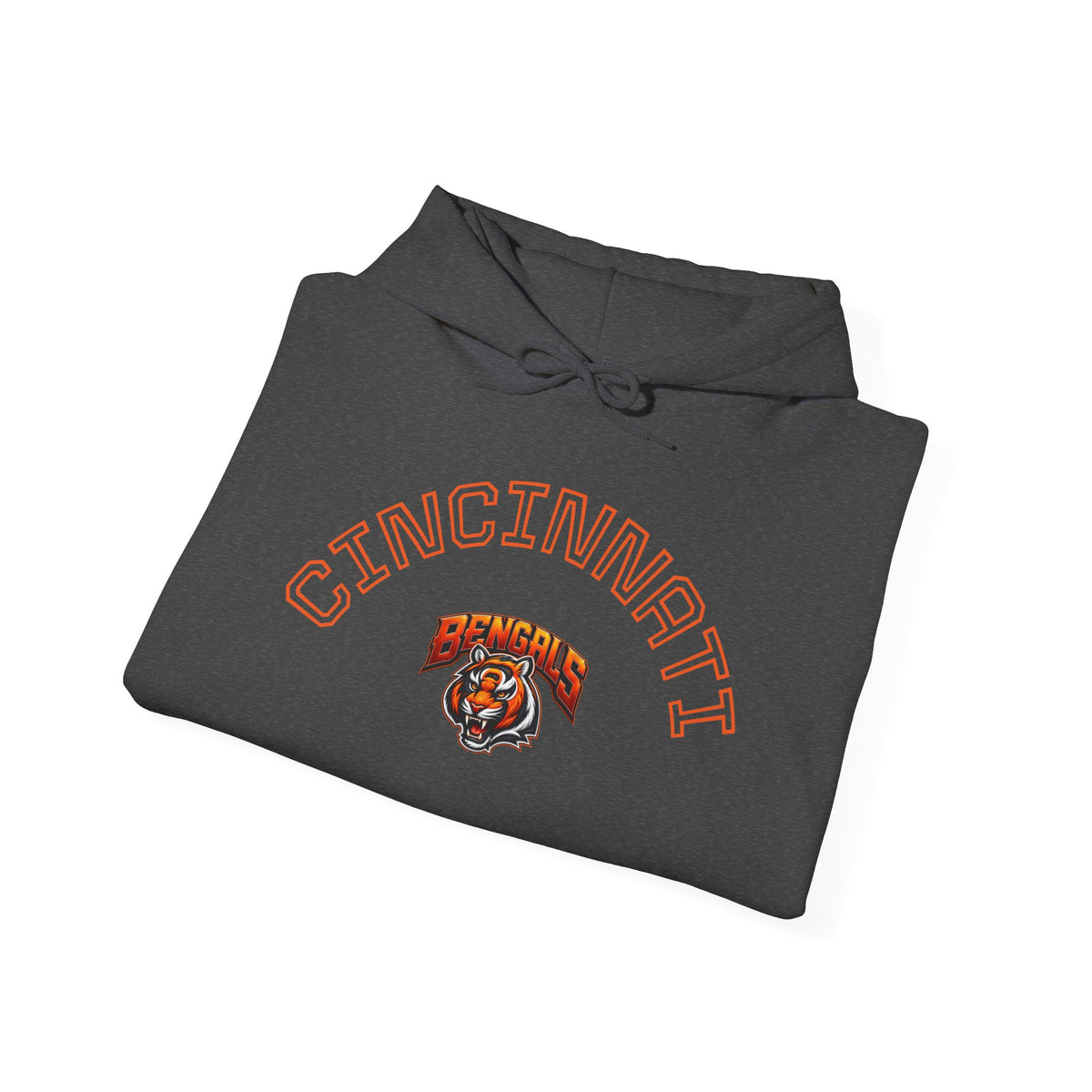Cincinnati Bengals Hoodie — Vintage Tiger Logo Pullover