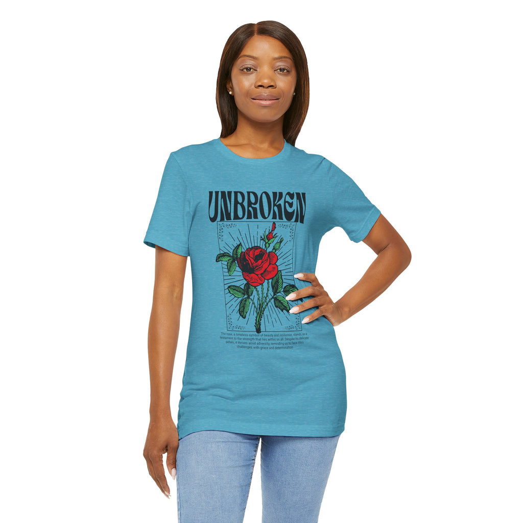 Unbroken Rose T-Shirt — Vintage Red Rose Graphic Tee