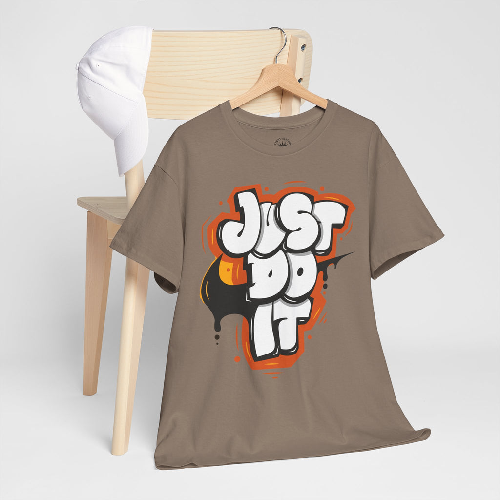 Just Do It graffiti tee | Motivational slogan tee