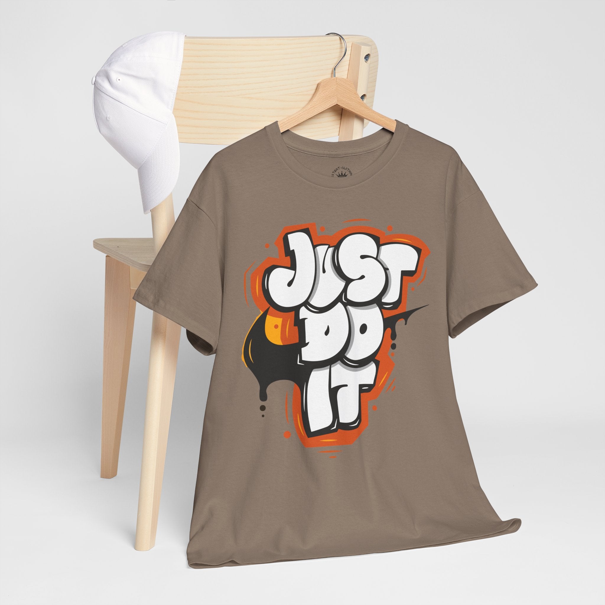 Just Do It graffiti tee | Motivational slogan tee