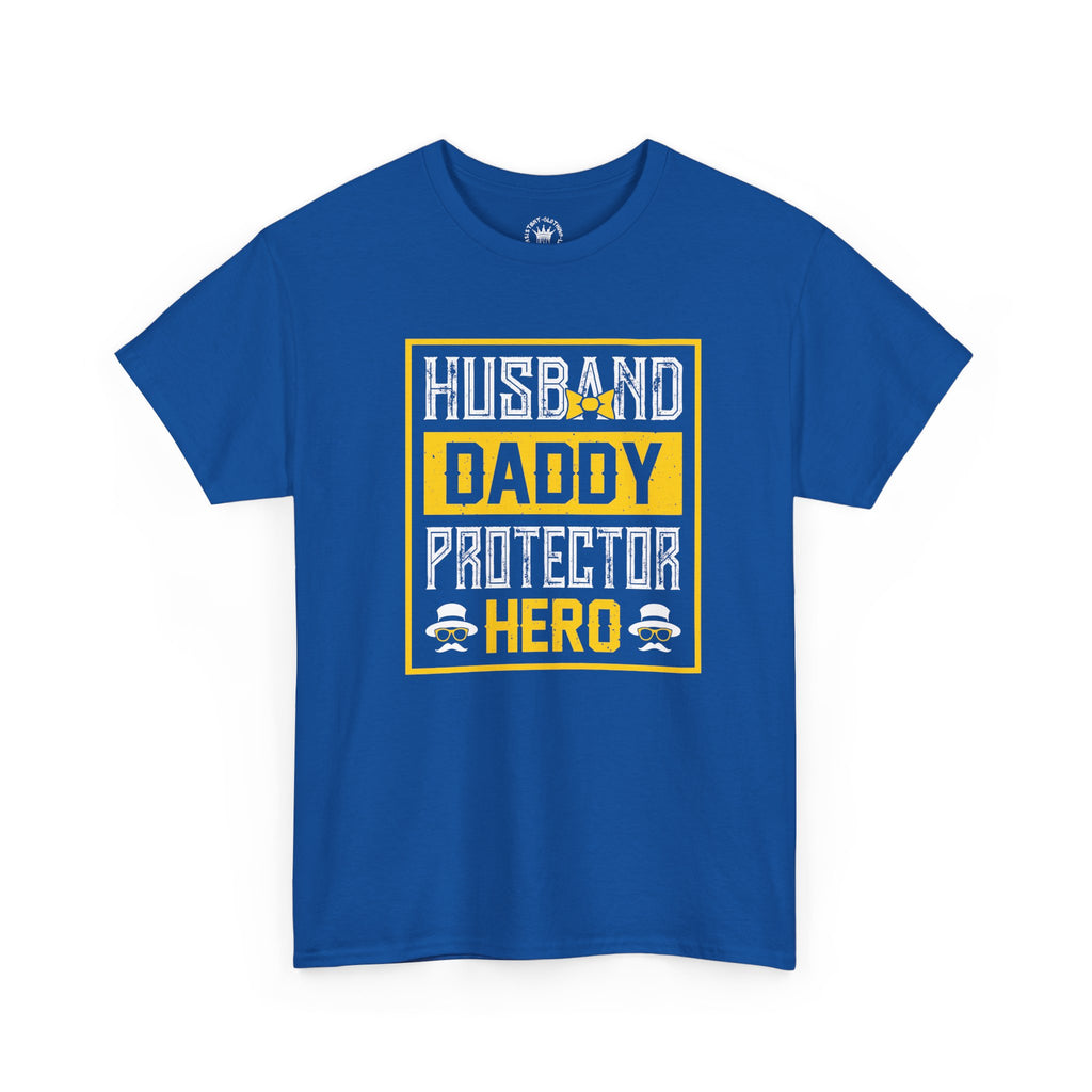 Husband Daddy Protector Hero Tee – Father’s Day Gift Shirt