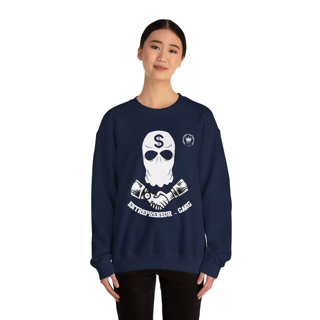 Entrepreneur Gang Crewneck Sweatshirt| Money Skull