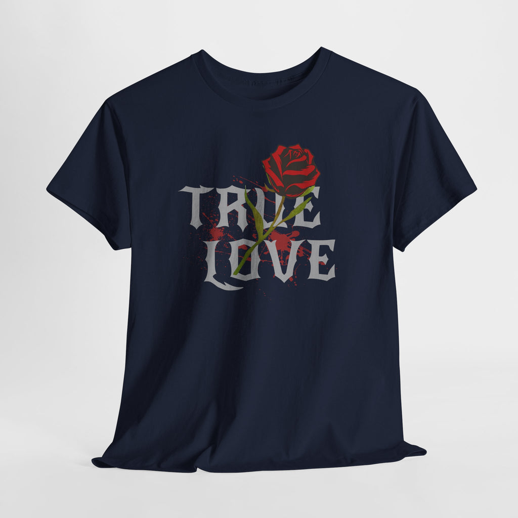 True Love Rose T-Shirt — Gothic Romance Graphic Tee