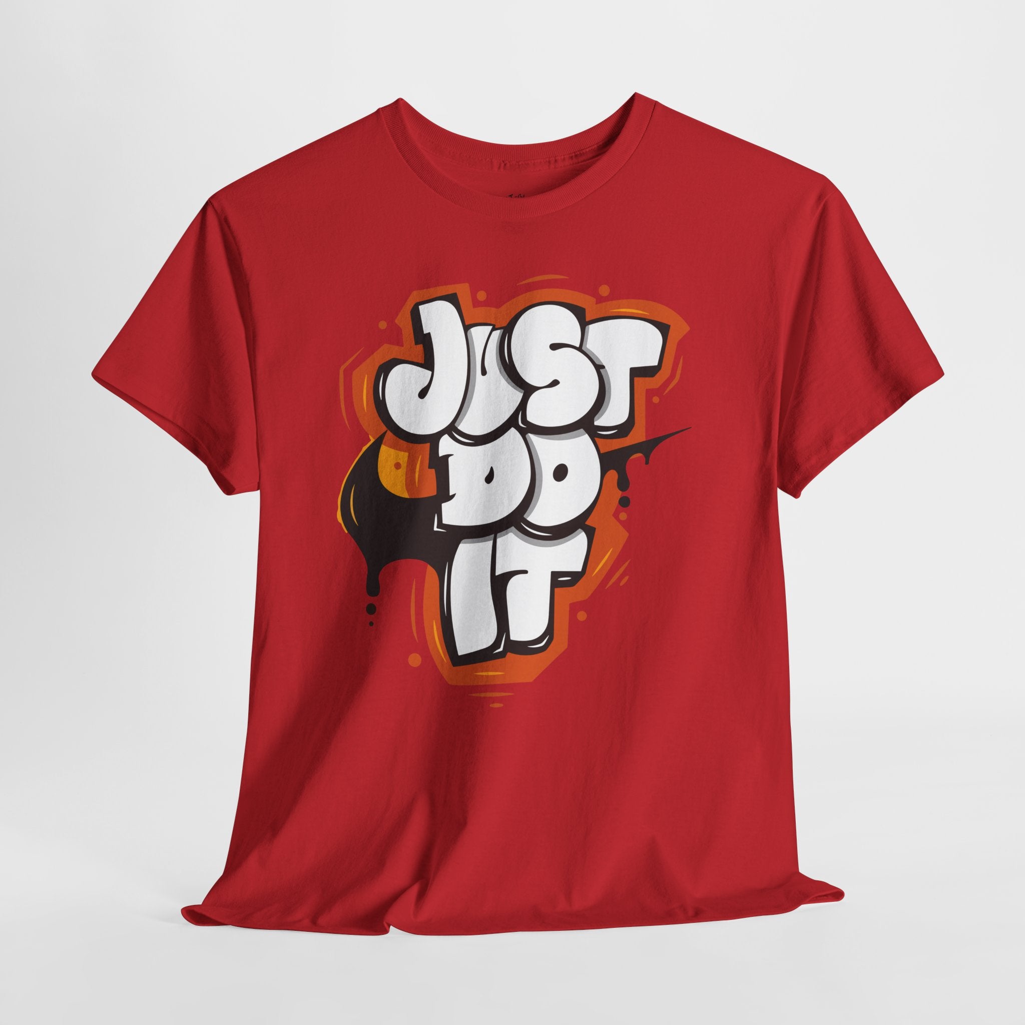 Just Do It graffiti tee | Motivational slogan tee