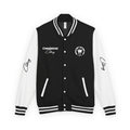 Crowned White Tiger Varsity Jacket — Consistent Clothing Letterman Jacket